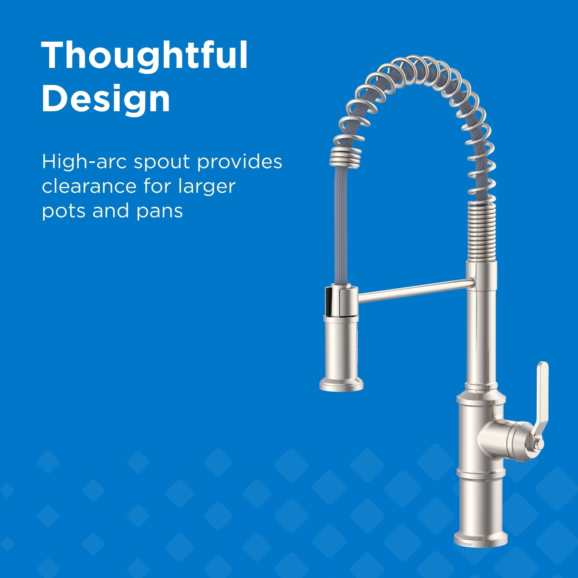 Kinzie® Pre-Rinse Single Handle Pull-Down Kitchen Faucet