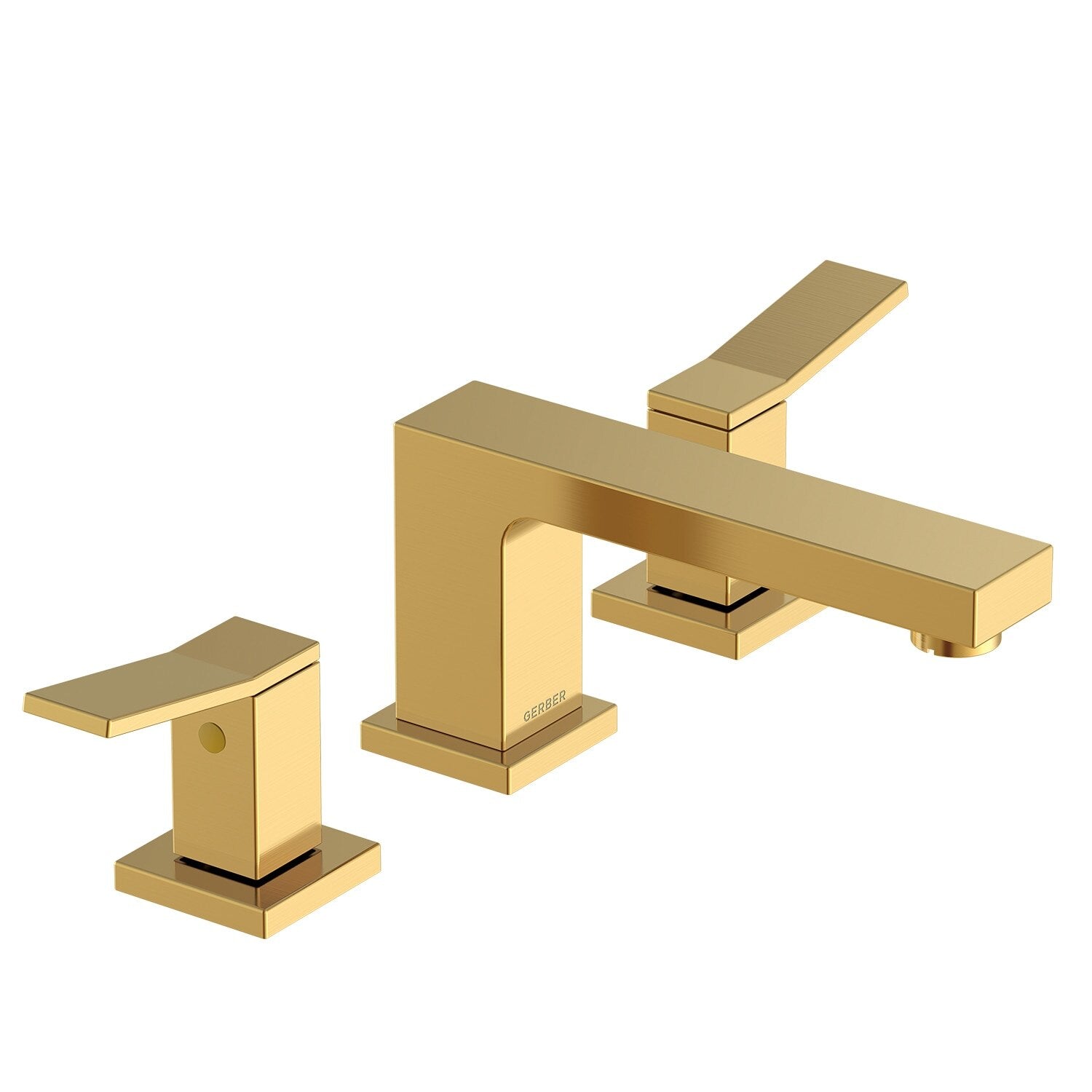 Avian® Two Handle Widespread Bathroom Faucet with Metal Touch-Down Drain