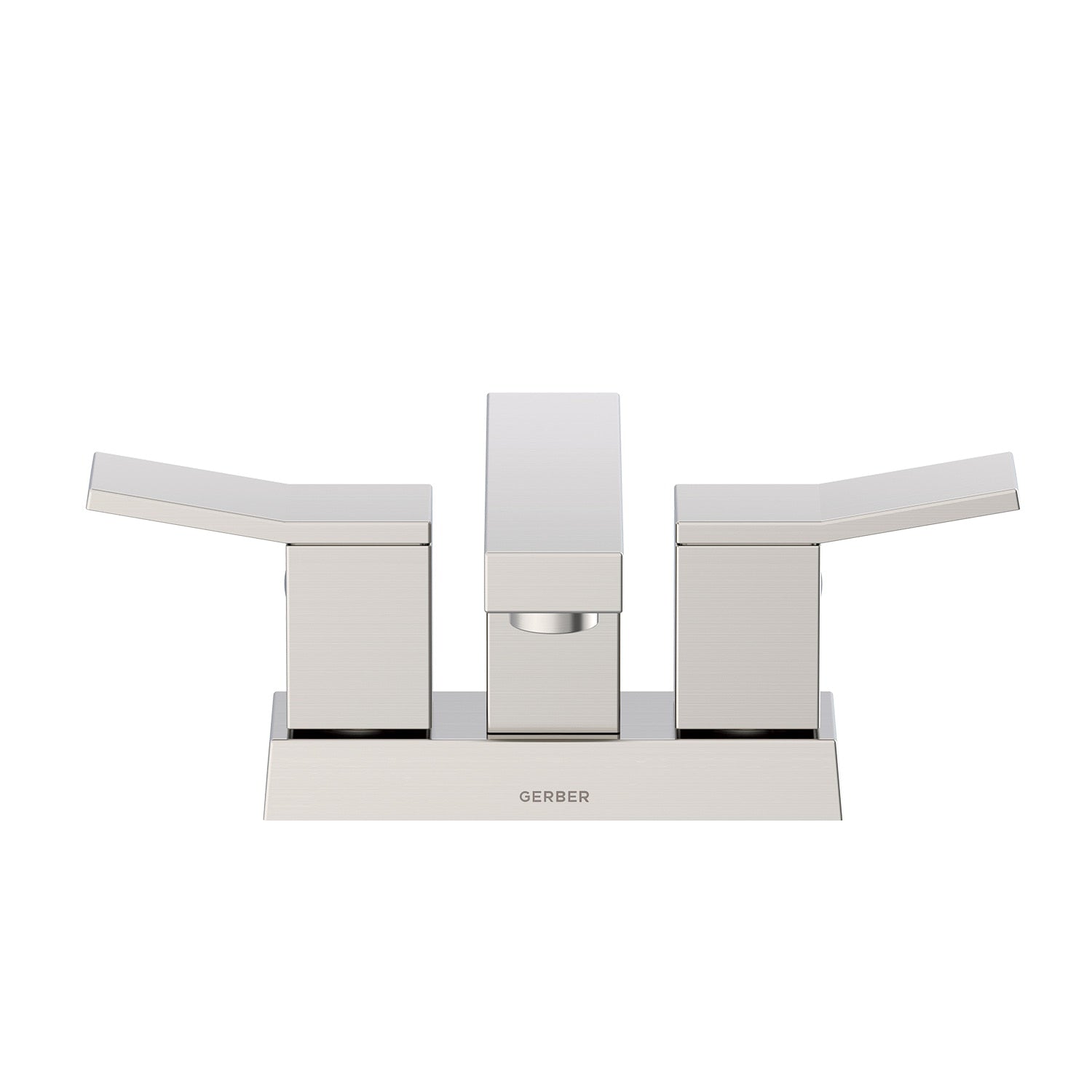 Avian® Two Handle Centerset Bathroom Faucet with Metal Touch-Down Drain