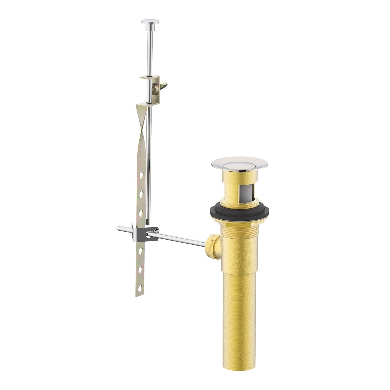 Gerber 1 1/4" Metal Pop-Up Drain Assembly with Lift Rod