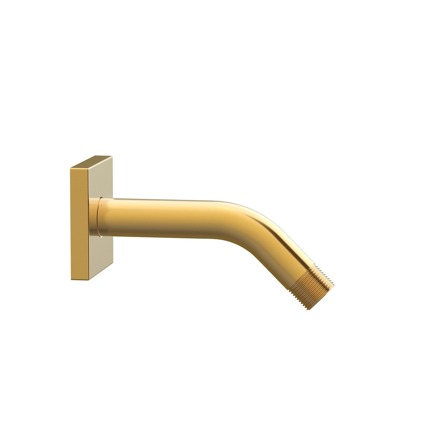 6" Showerarm with Square Escutcheon