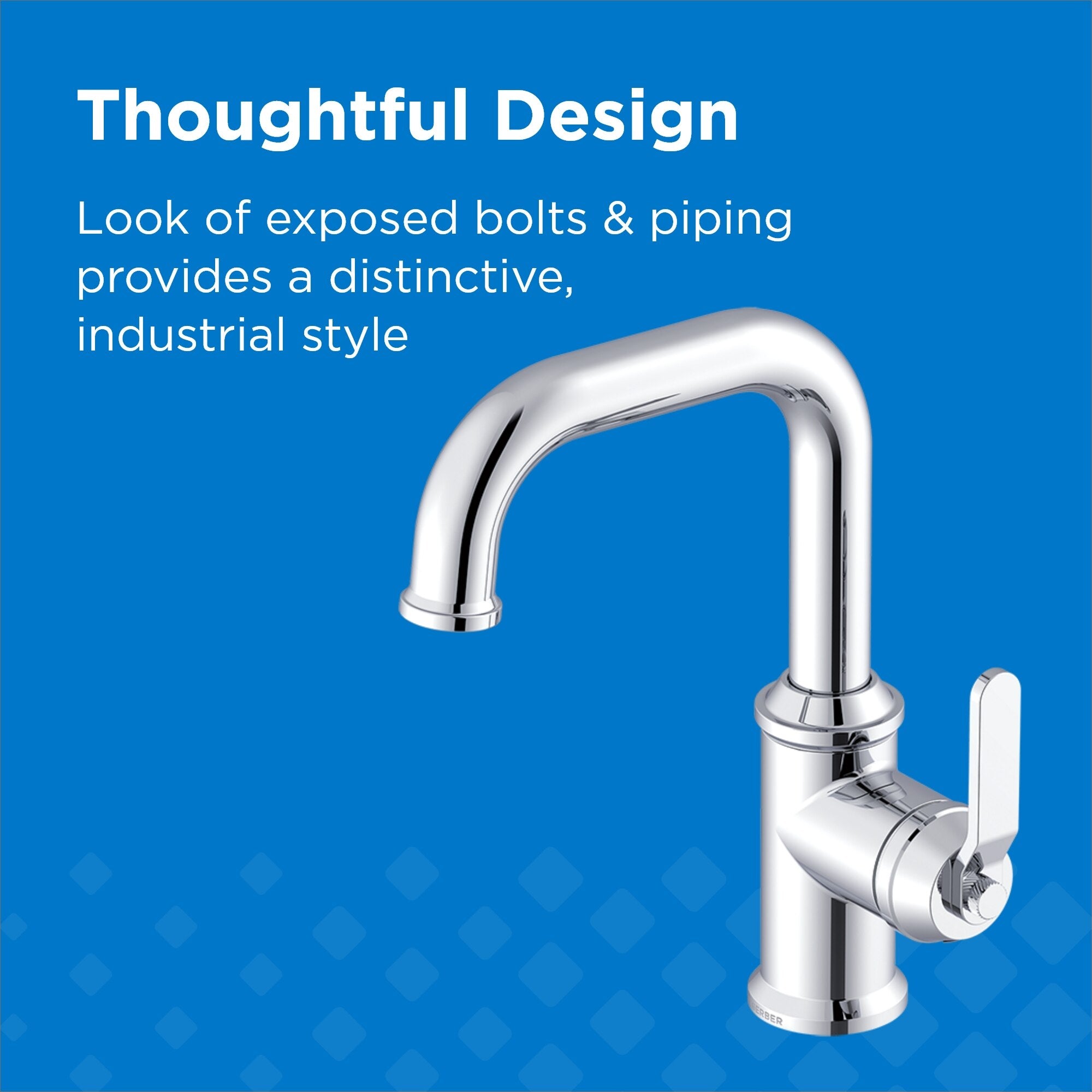 Kinzie® Single Handle Bathroom Faucet with Metal Touch-Down Drain