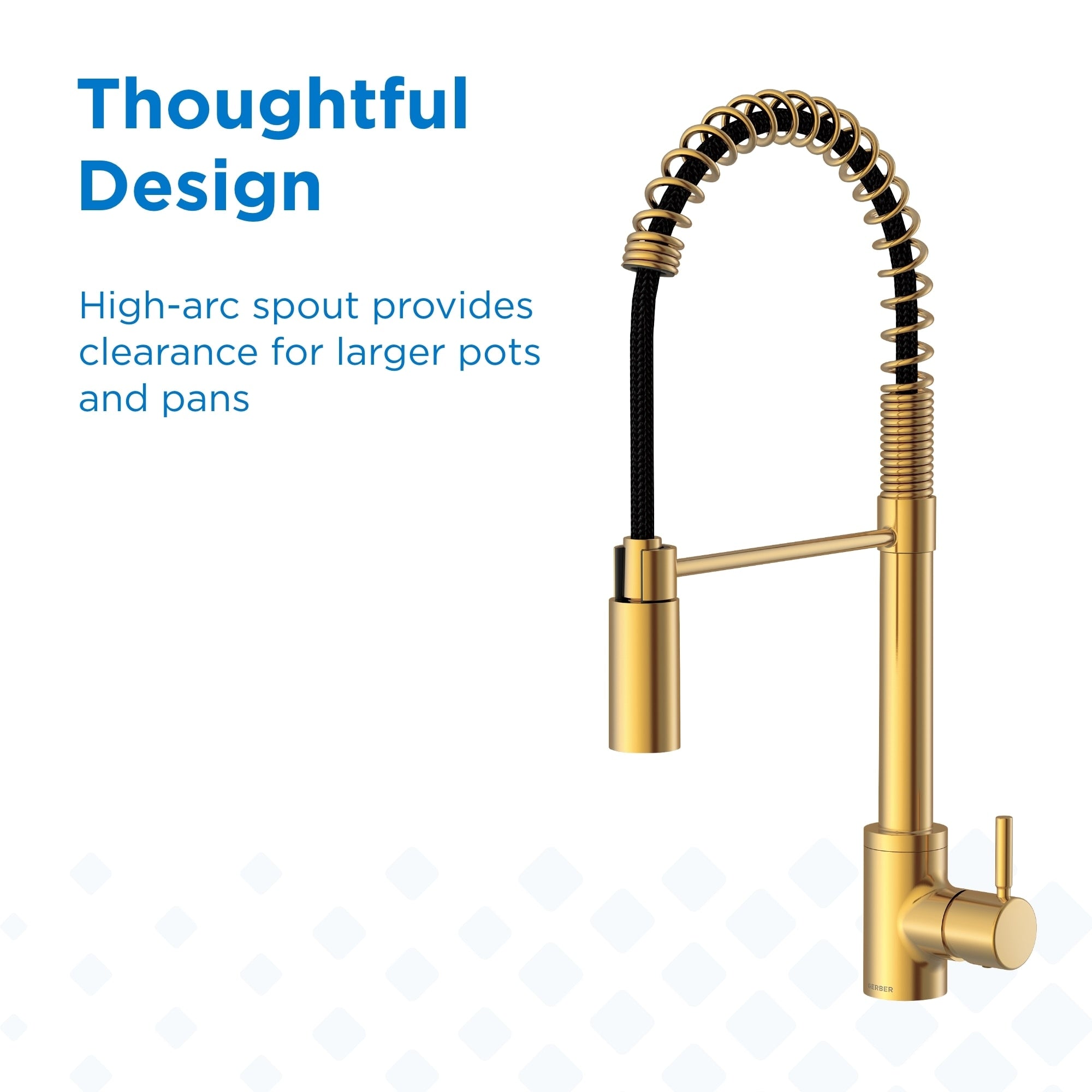 The Foodie® Pre-Rinse Single Handle Pull-Down Kitchen Faucet