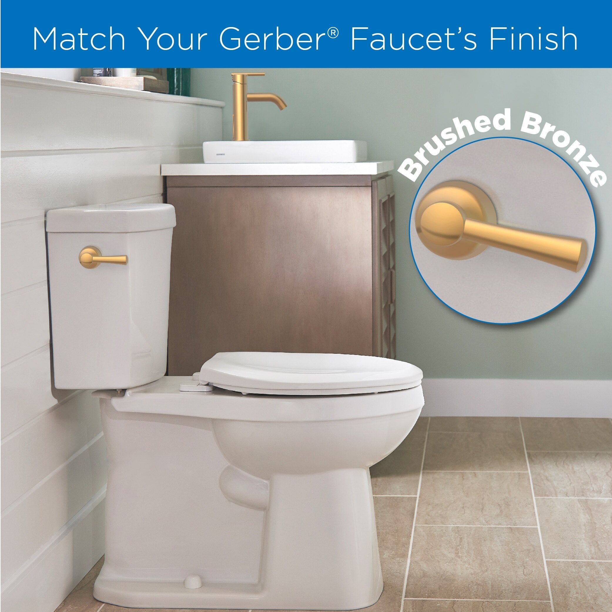 Gerber Universal Toilet Tank Lever – GA70036054 | Multiple Finishes
