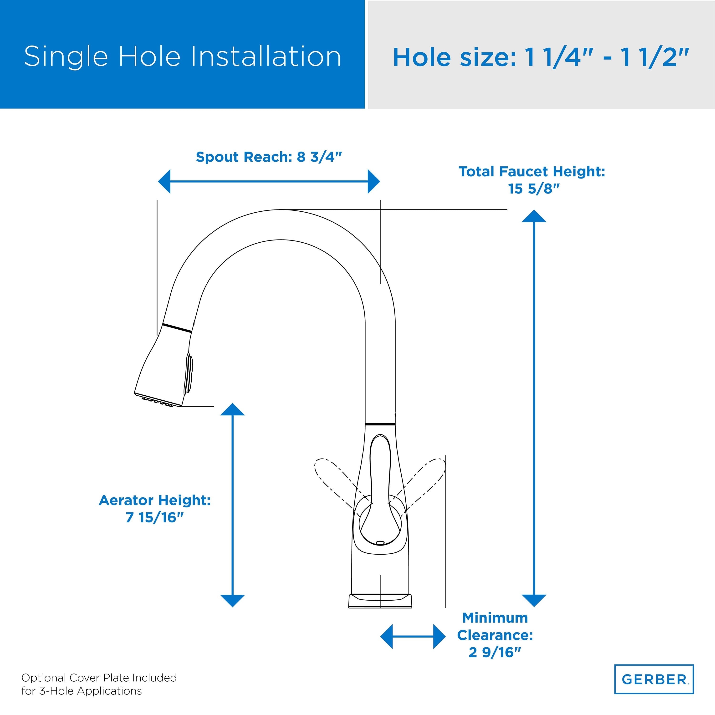 Viper™ Single Handle Pull-Down Kitchen Faucet