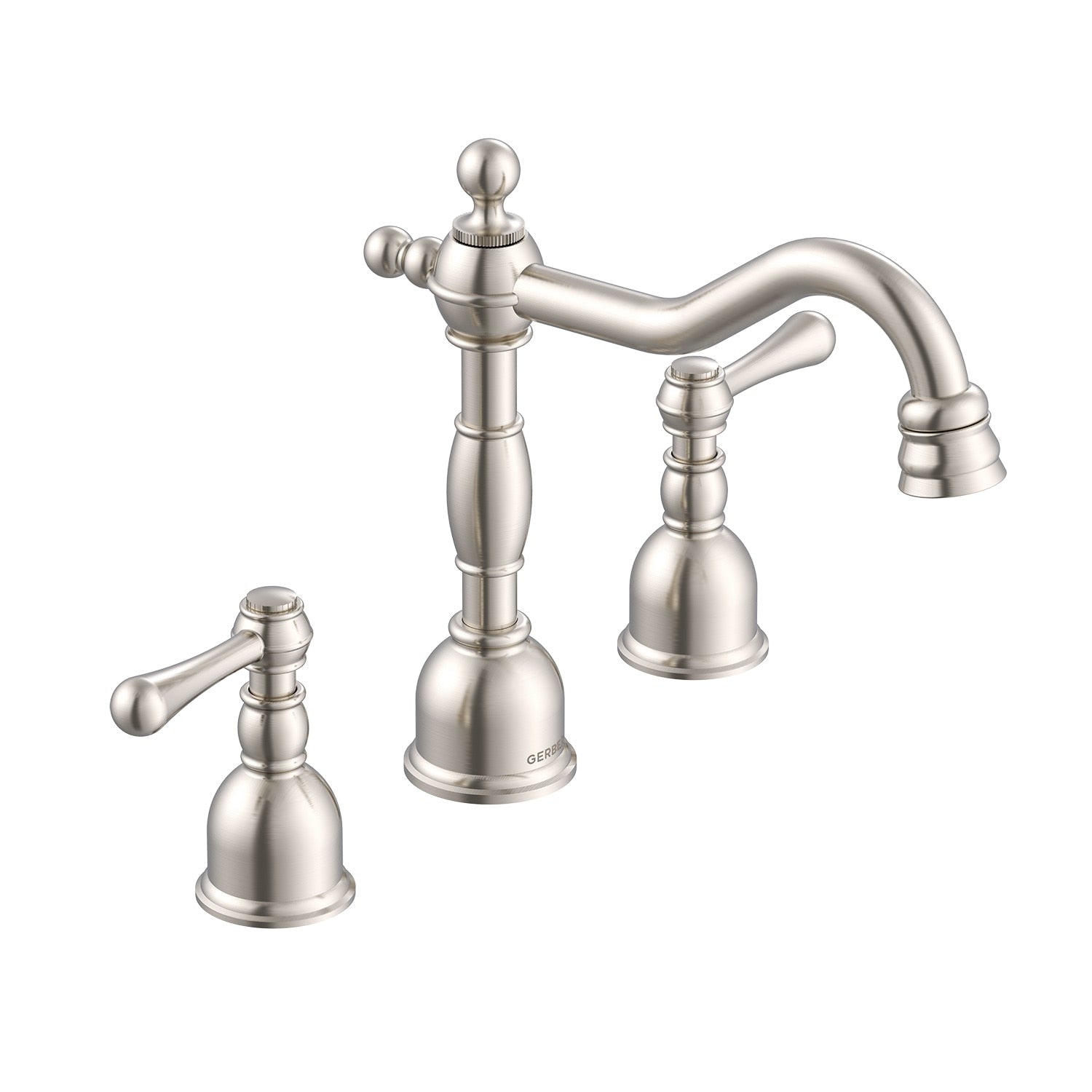 Opulence® Two Handle Widespread Bathroom Faucet with Metal Touch-Down Drain