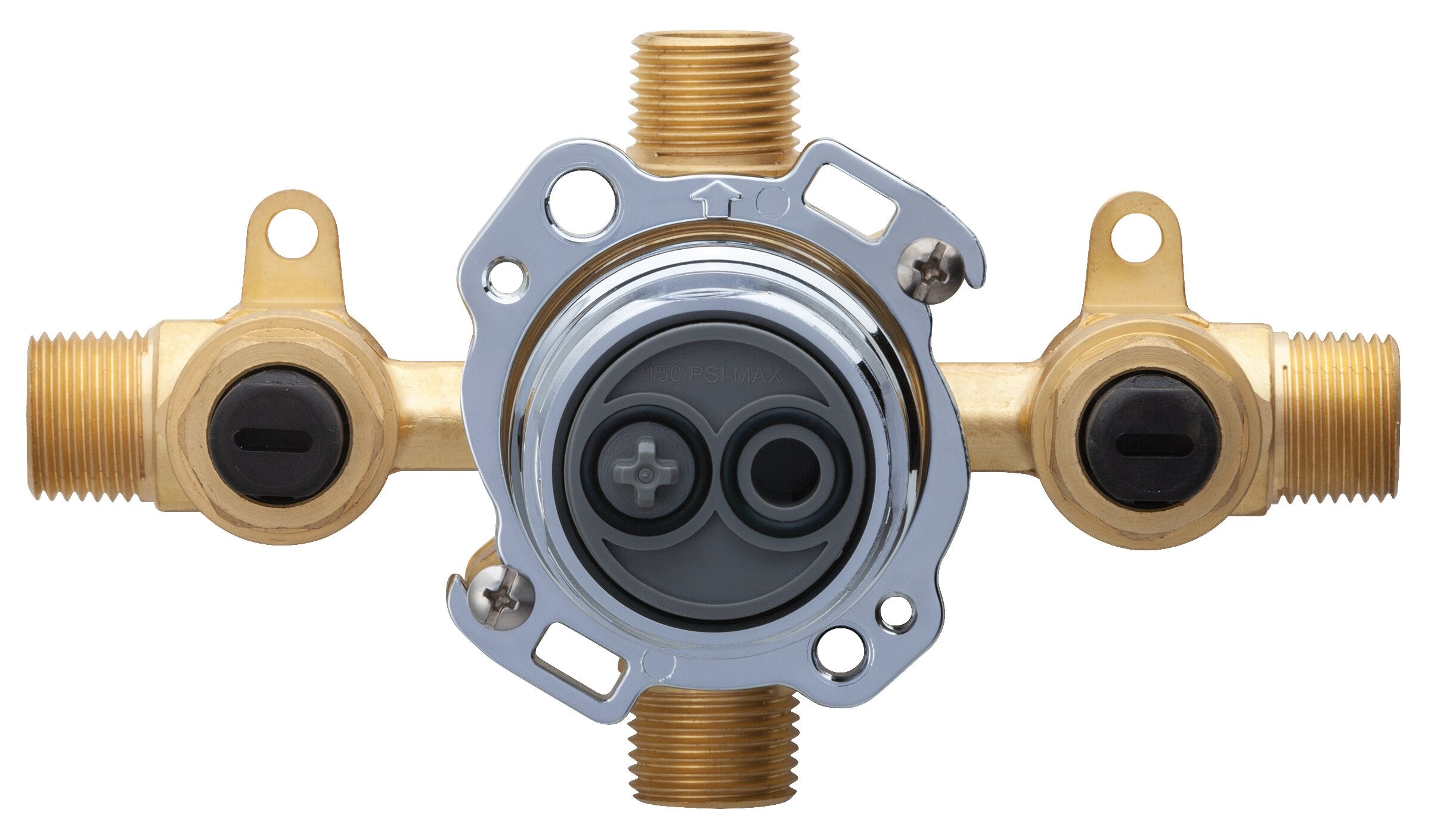 Treysta® Tub & Shower Valve - Horizontal Inputs With Stops - IPS/Sweat