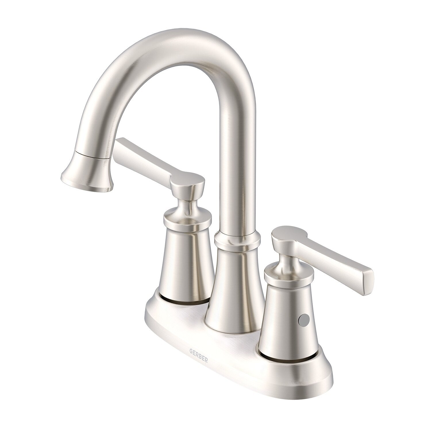 Northerly™ Two Handle Centerset Bathroom Faucet with 50/50 Touch-Down Drain