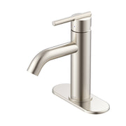 Parma® Single Handle Bathroom Faucet with Metal Touch-Down Drain