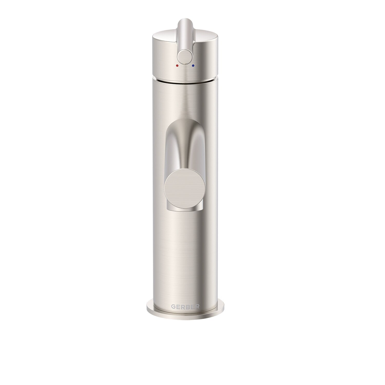 Parma® Single Handle Bathroom Faucet Straight Spout with Metal Touch-Down Drain