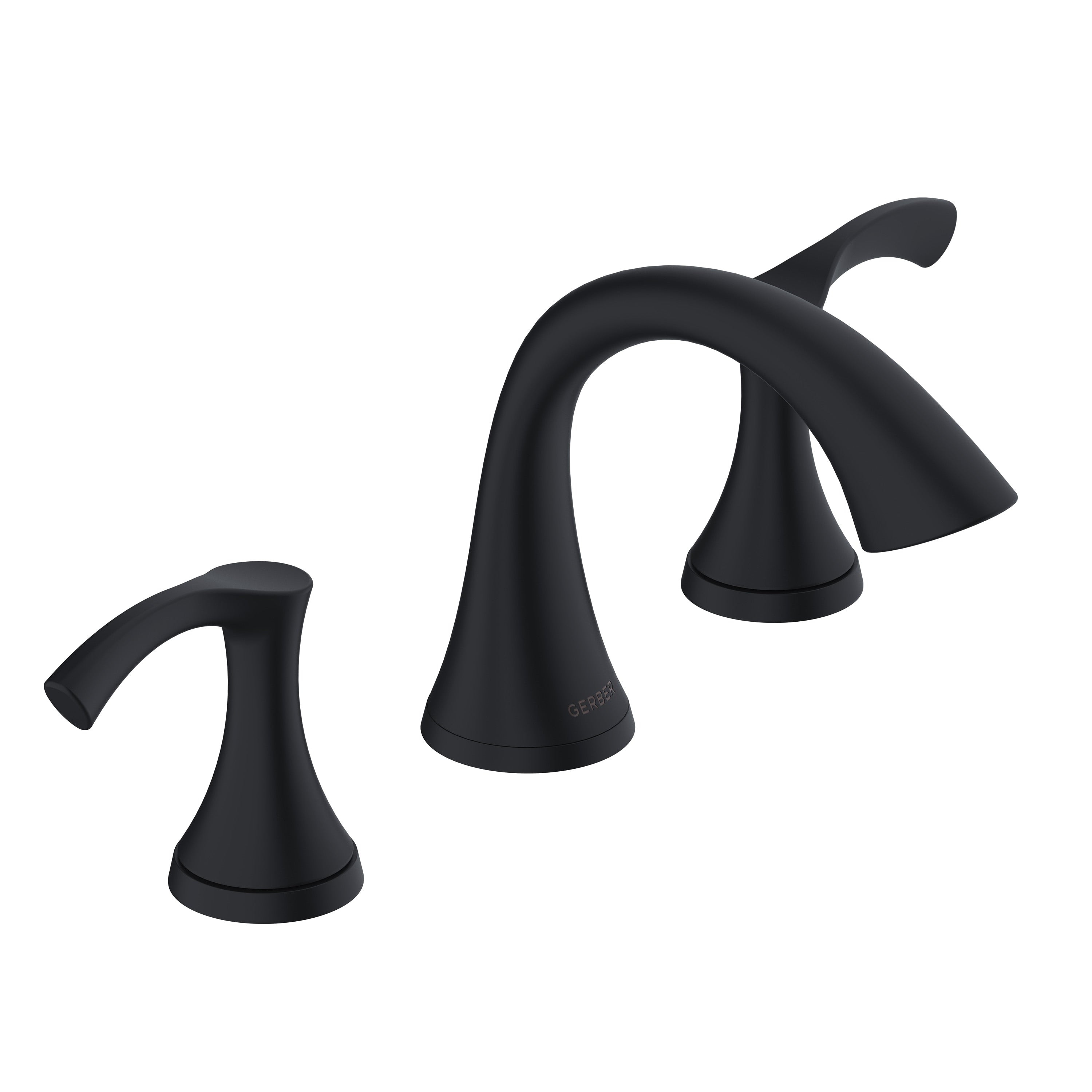 Antioch® Two Handle Widespread Bathroom Faucet with Metal Touch-Down Drain