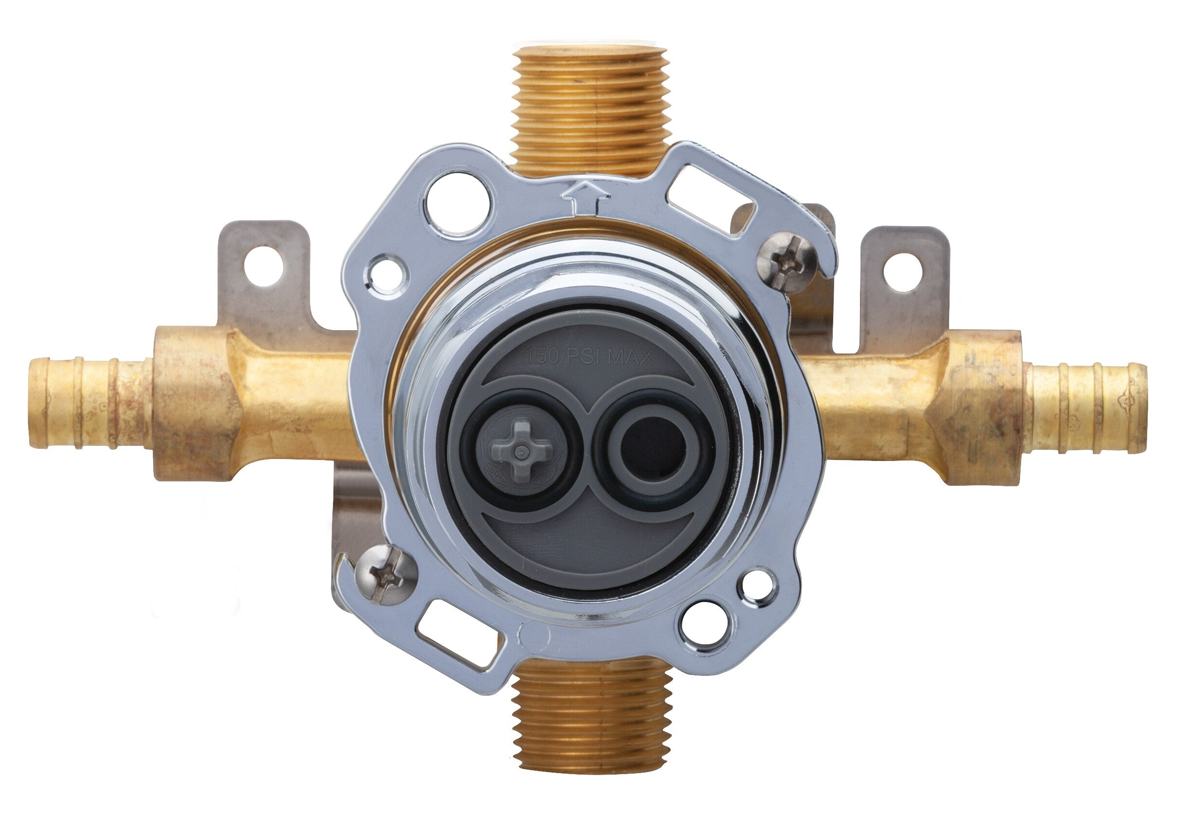 Treysta® Tub & Shower Valve- Horizontal Inputs WITHOUT Stops- Crimp Pex