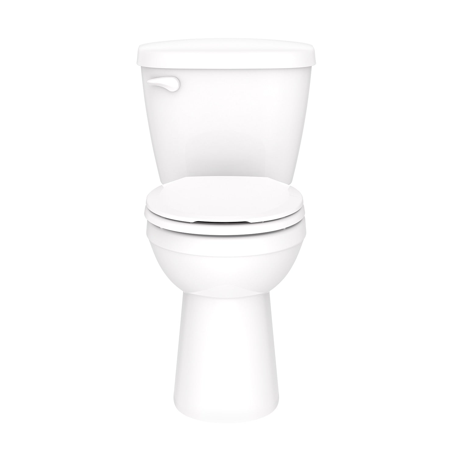 Gerber Maxwell® 1.6 gpf 12" Rough-In Two-Piece Round Front ErgoHeight™ Toilet