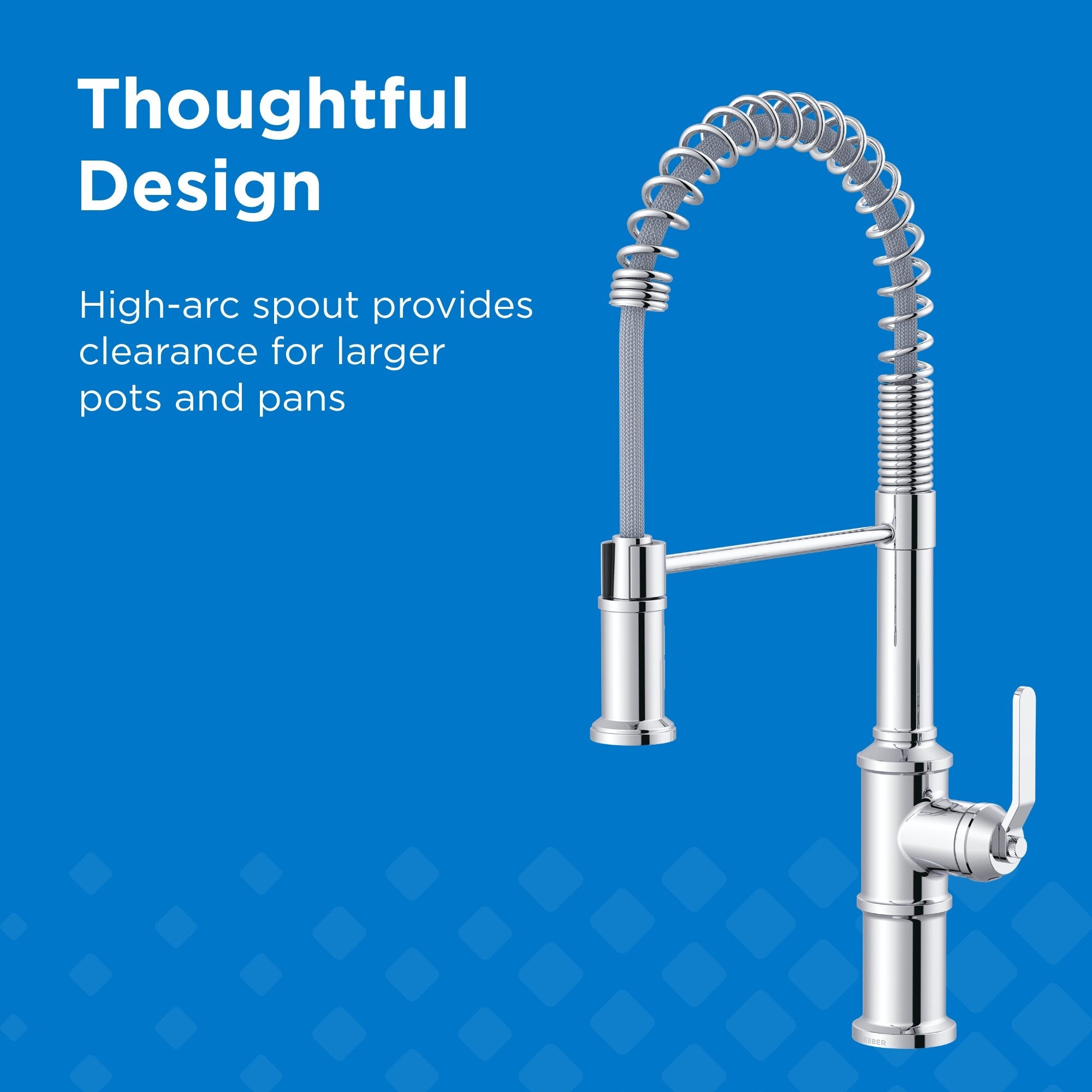 Kinzie® Pre-Rinse Single Handle Pull-Down Kitchen Faucet