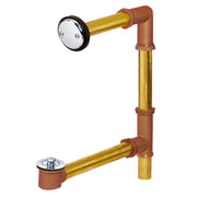 Gerber Classics™ Lift & Turn Thru-Wall Drain for Standard Tub with "Clean Out Here" Faceplate