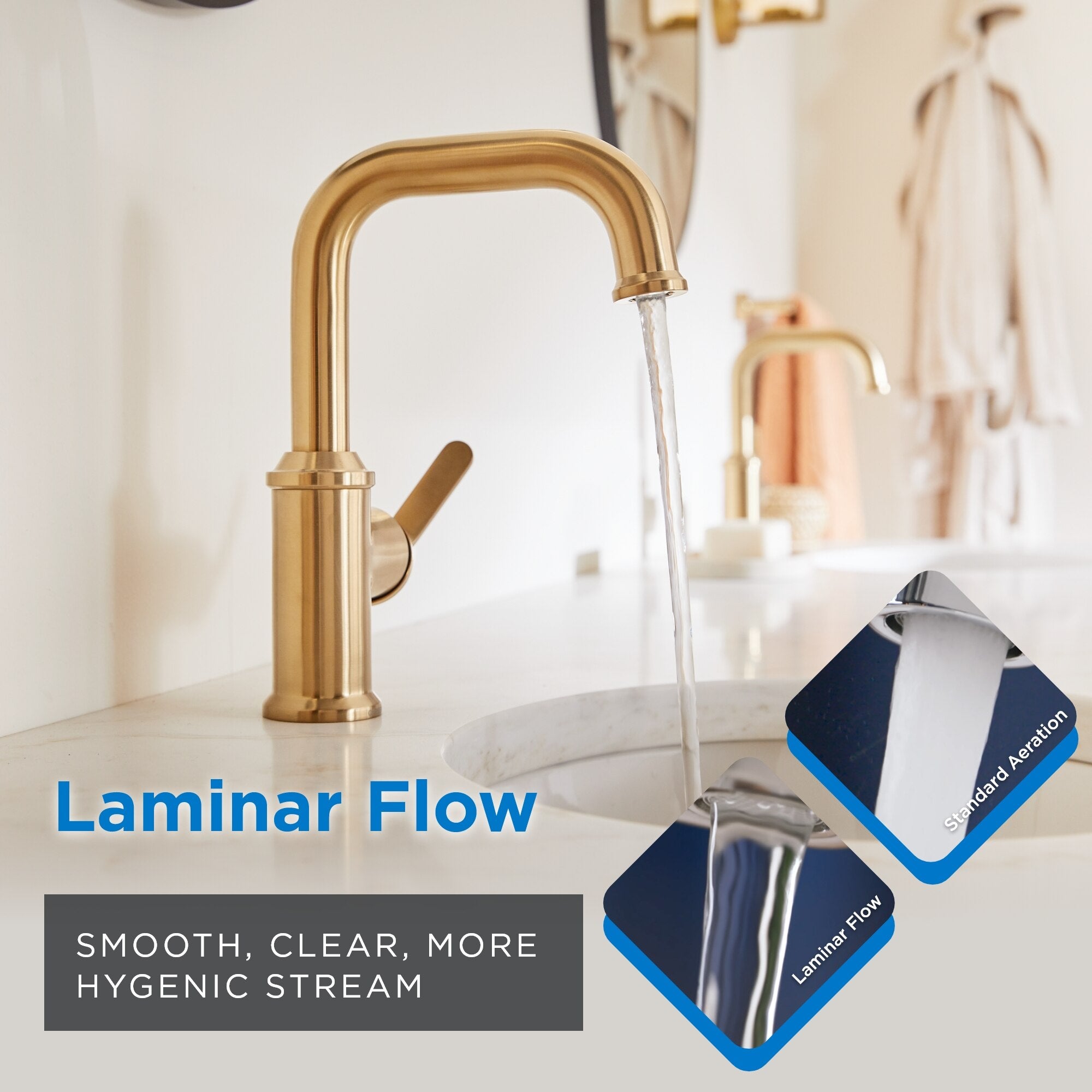 Kinzie® Single Handle Bathroom Faucet with Metal Touch-Down Drain