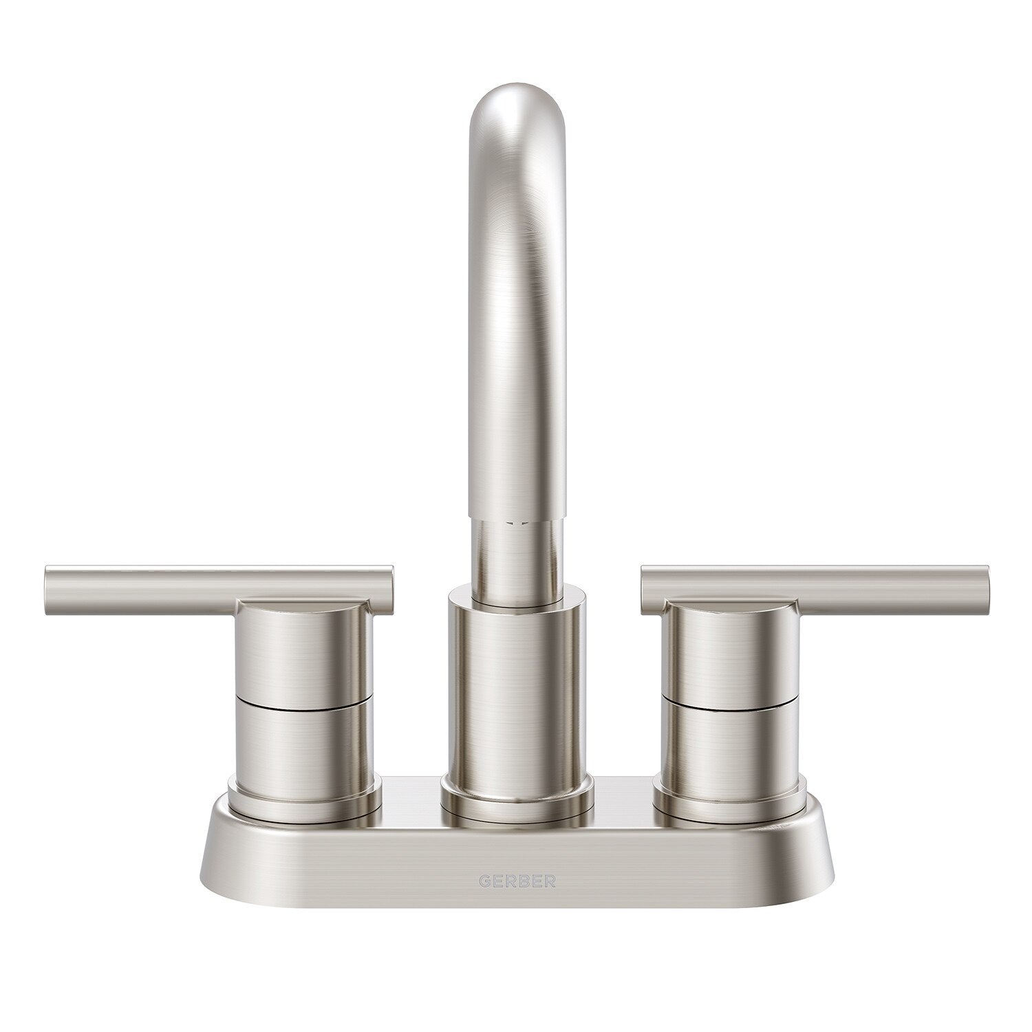 Parma® Two Handle Centerset Bathroom Faucet with Metal Touch-Down Drain