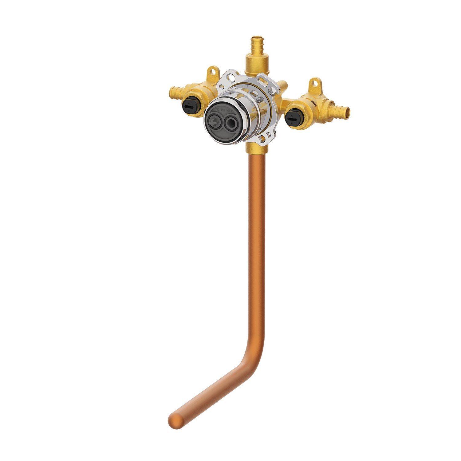 Treysta® Tub & Shower Valve- Crimp Pex Connection with Stub-out, with Service Stops