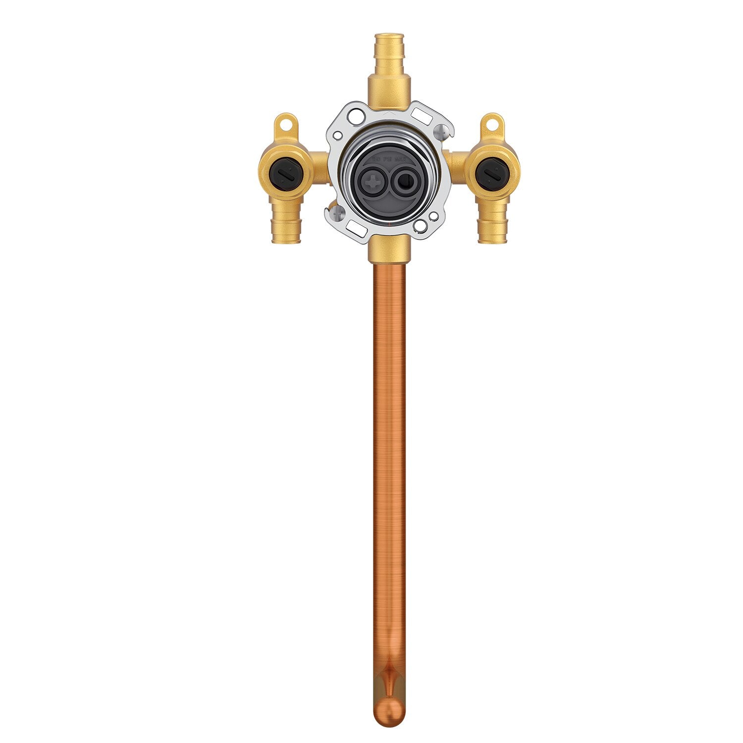 Treysta® Tub & Shower Valve Vertical Inputs WITH Stops and Stub-Out Cold Expansion Pex