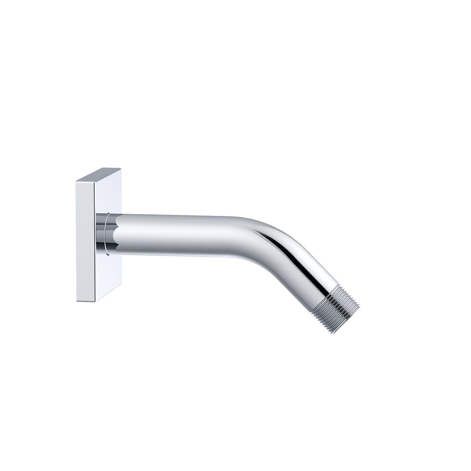 6" Showerarm with Square Escutcheon