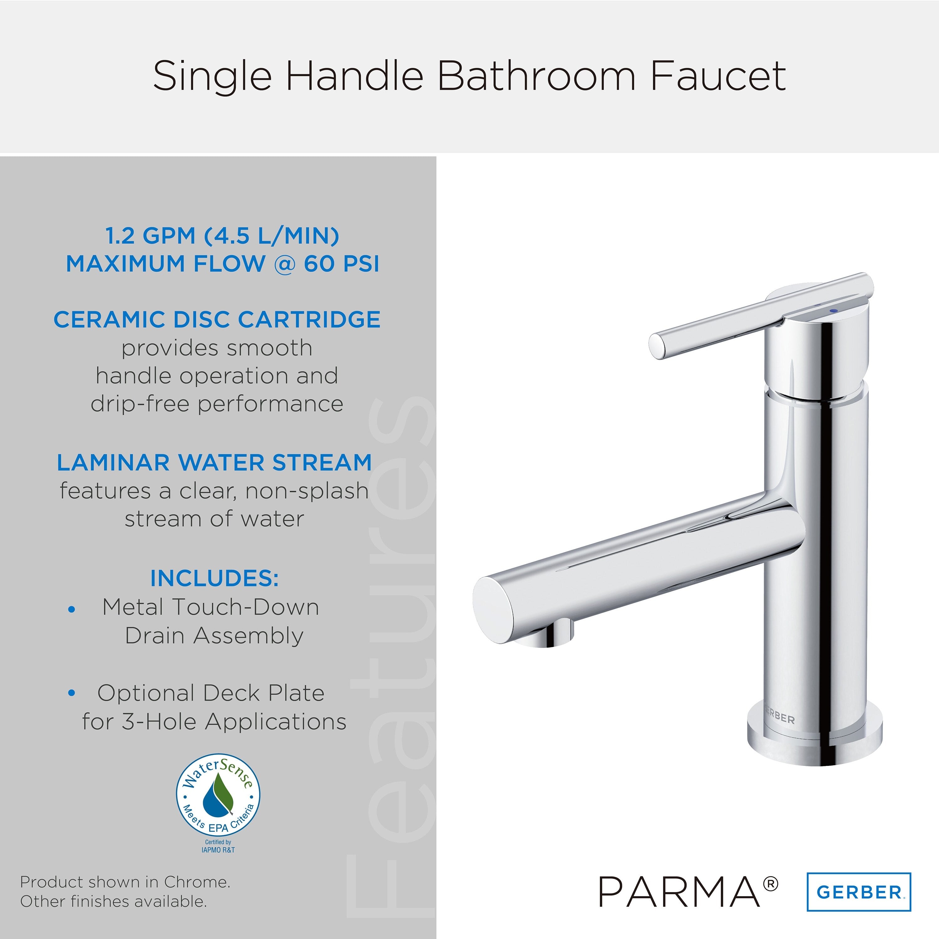 Parma® Single Handle Lavatory Faucet
