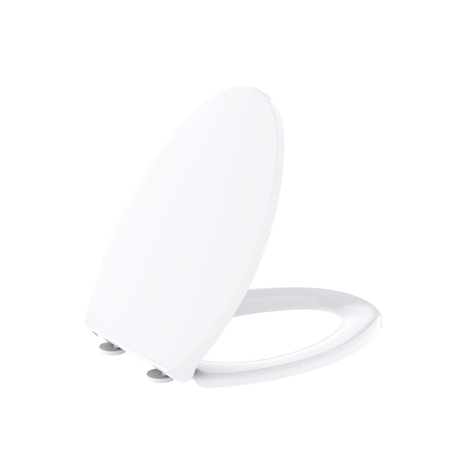 Soft-Close, Quick-Release Elongated Toilet Seat with Cover