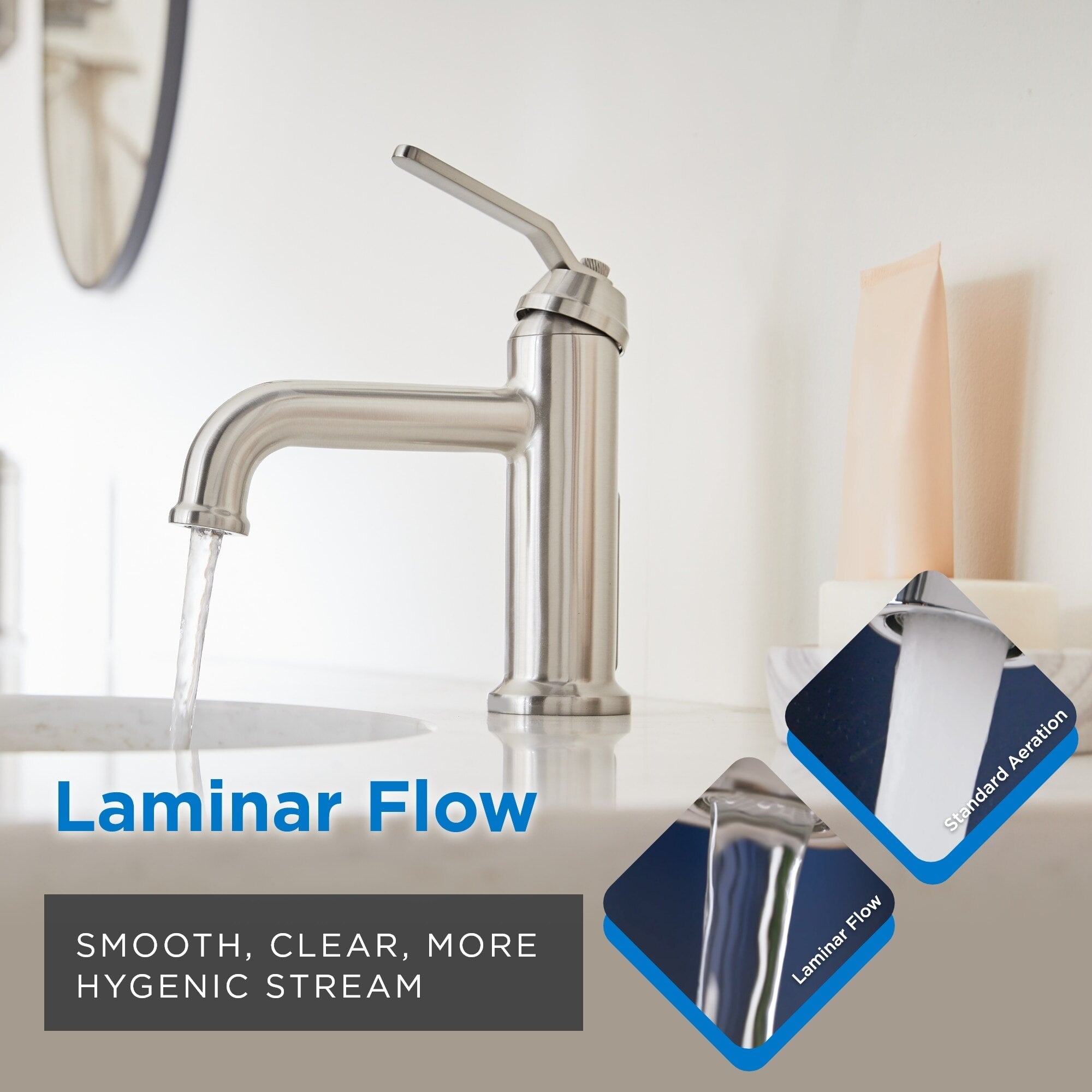 Kinzie® Single Handle Bathroom Faucet with Metal Touch-Down Drain
