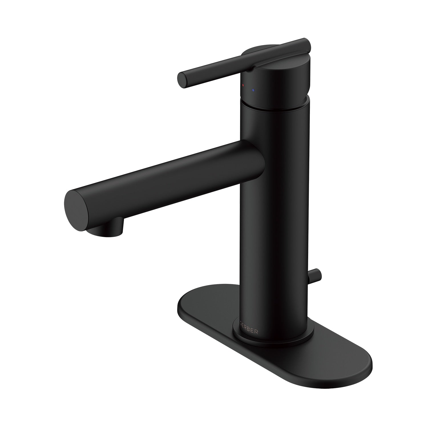 Parma® Single Handle Bathroom Faucet Straight Spout with Metal Pop-Up Drain