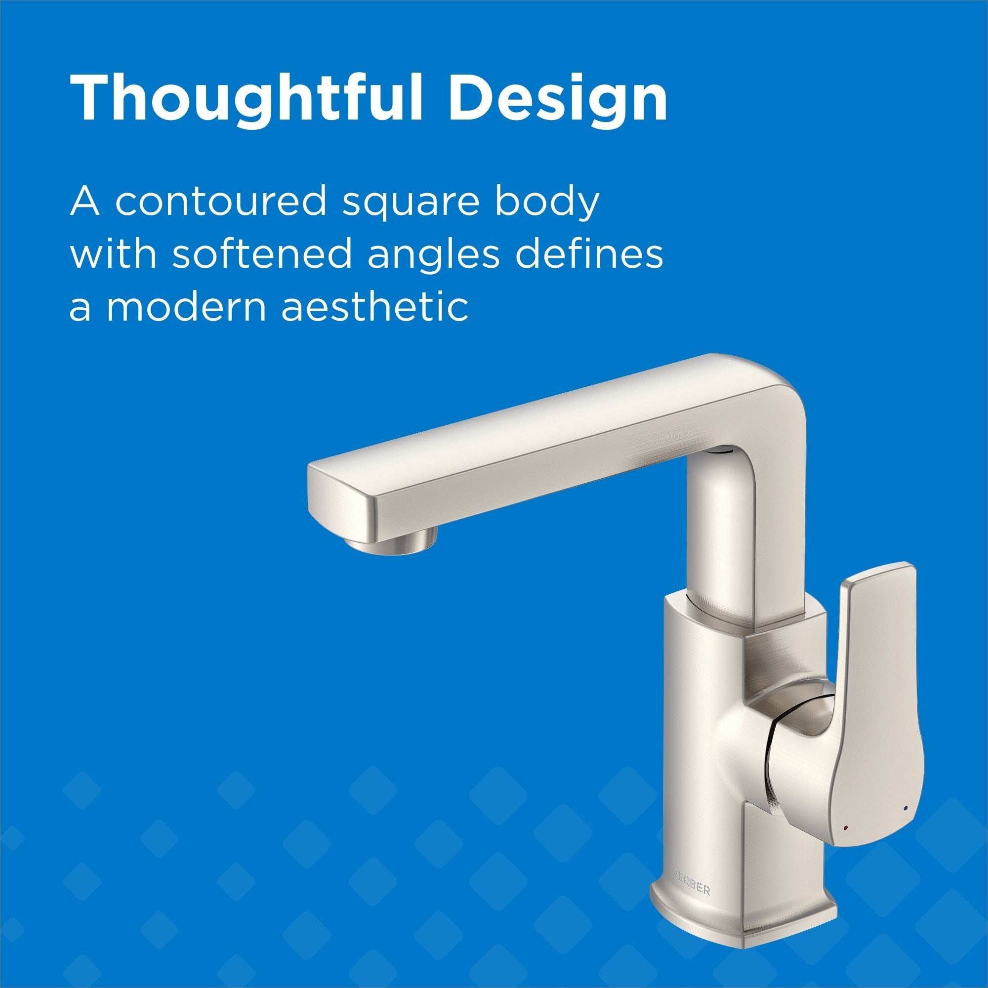 Gerber Tribune® Single Handle Side Control Bathroom Faucet with Metal Touch-Down Drain