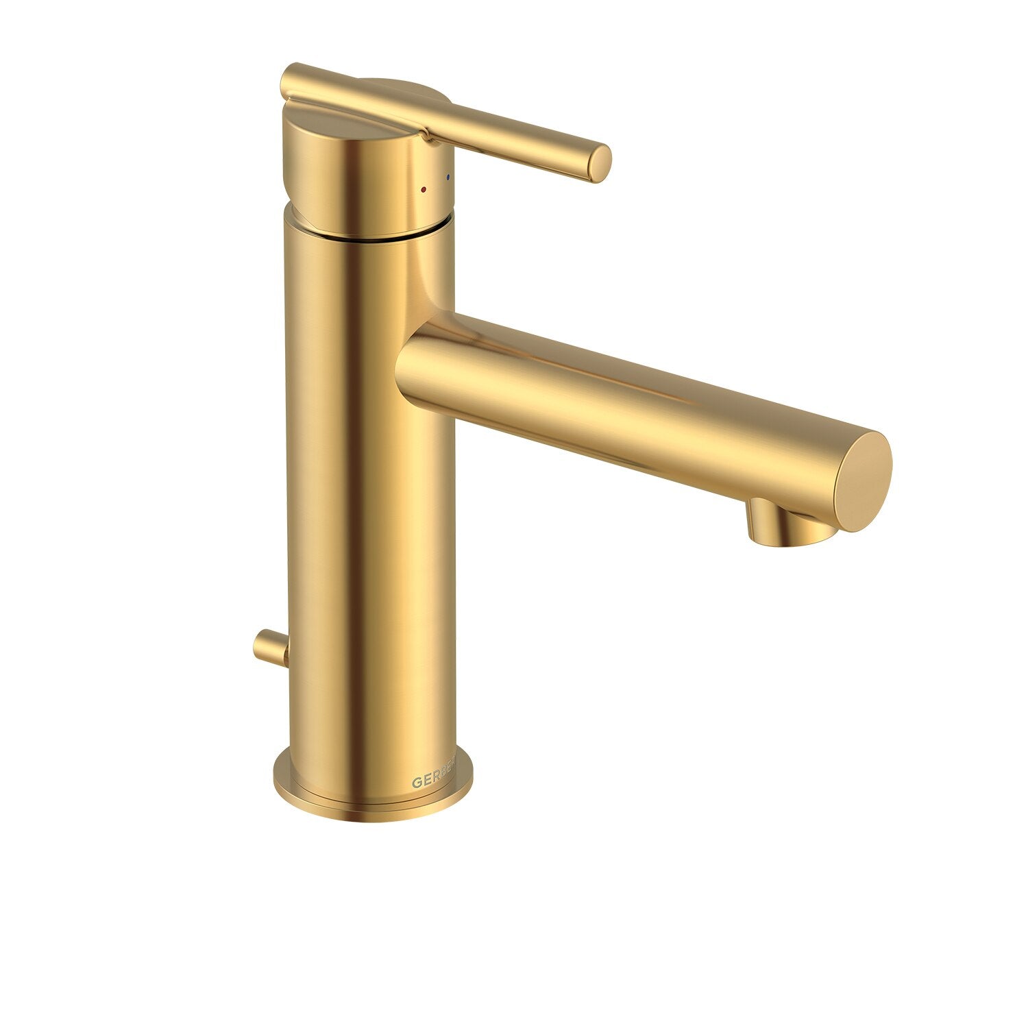 Parma® Single Handle Bathroom Faucet Straight Spout with Metal Pop-Up Drain