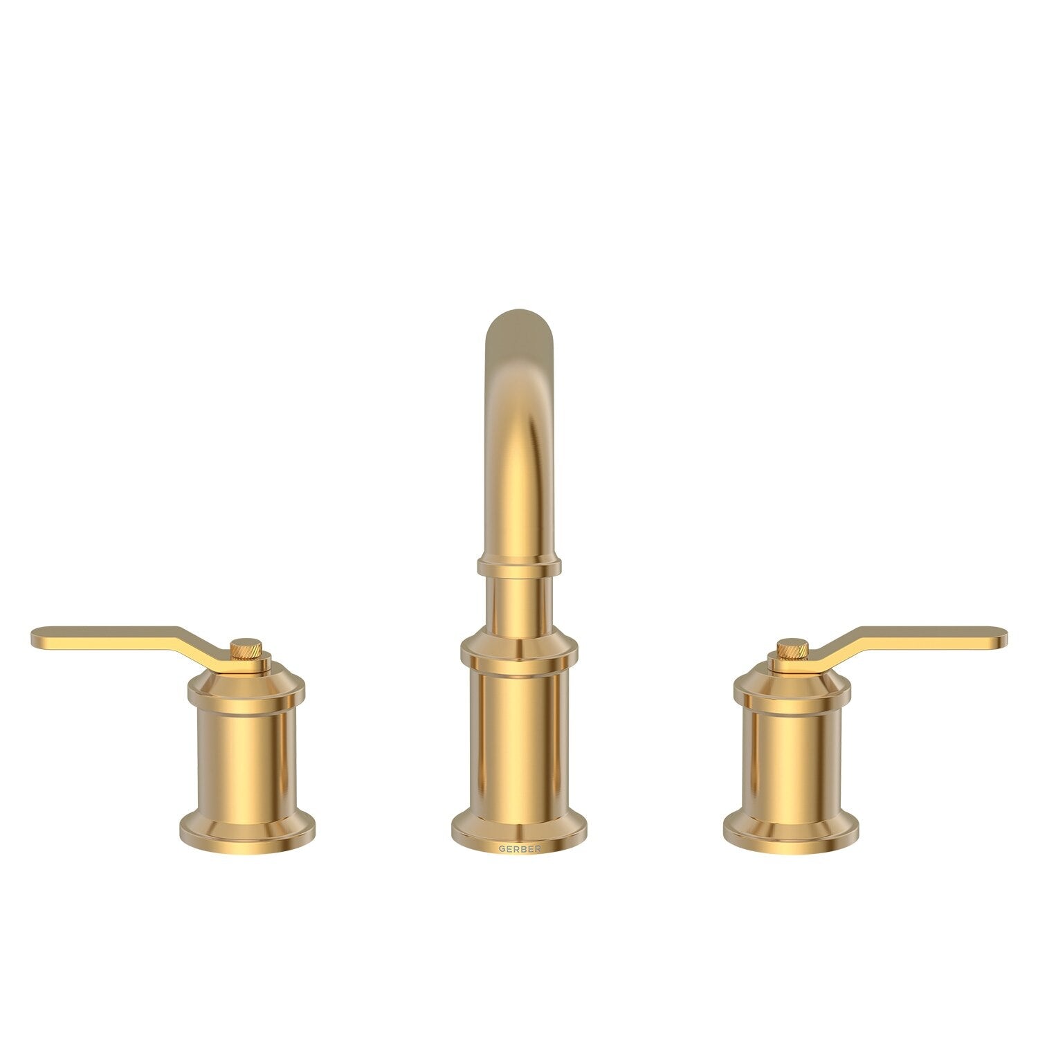 Kinzie® Two Handle Widespread Bathroom Faucet with Metal Touch-Down Drain