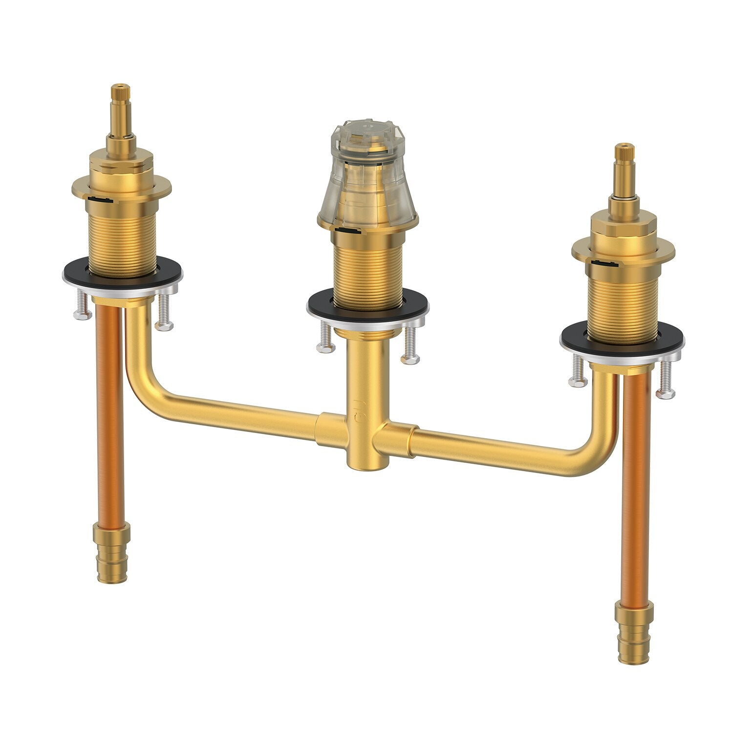 Gerber 3-Hole Fixed Rough-In Valve for Roman Tub Filler Cold Expansion