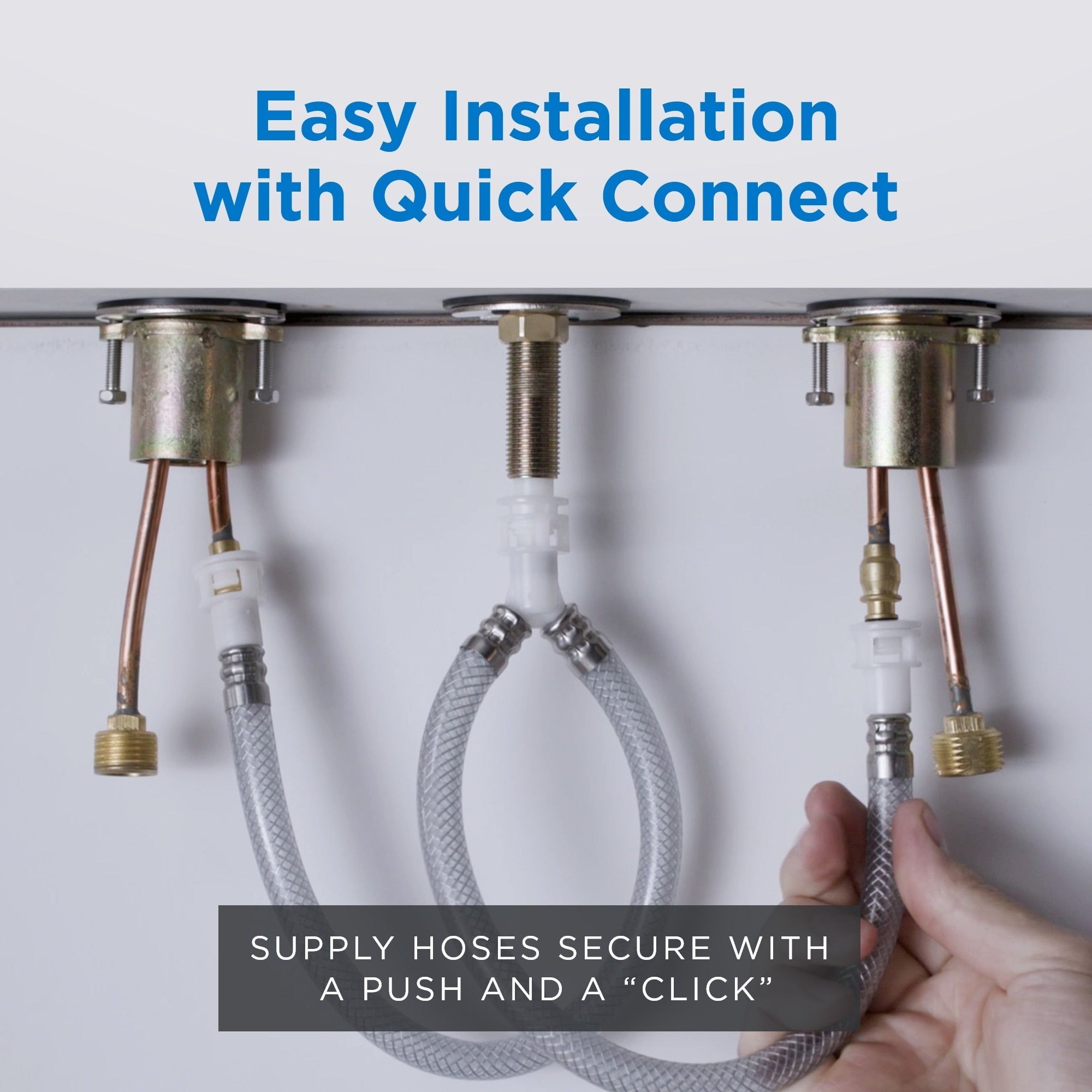 Kinzie® Two Handle Widespread Bathroom Faucet with Metal Touch-Down Drain