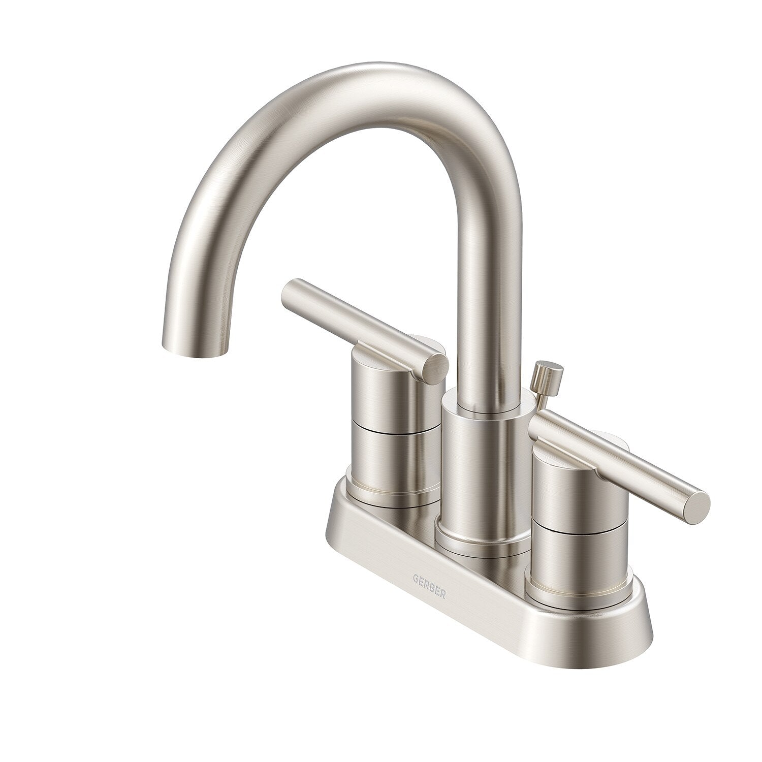 Parma® Two Handle Centerset Bathroom Faucet with Metal Pop-Up Drain