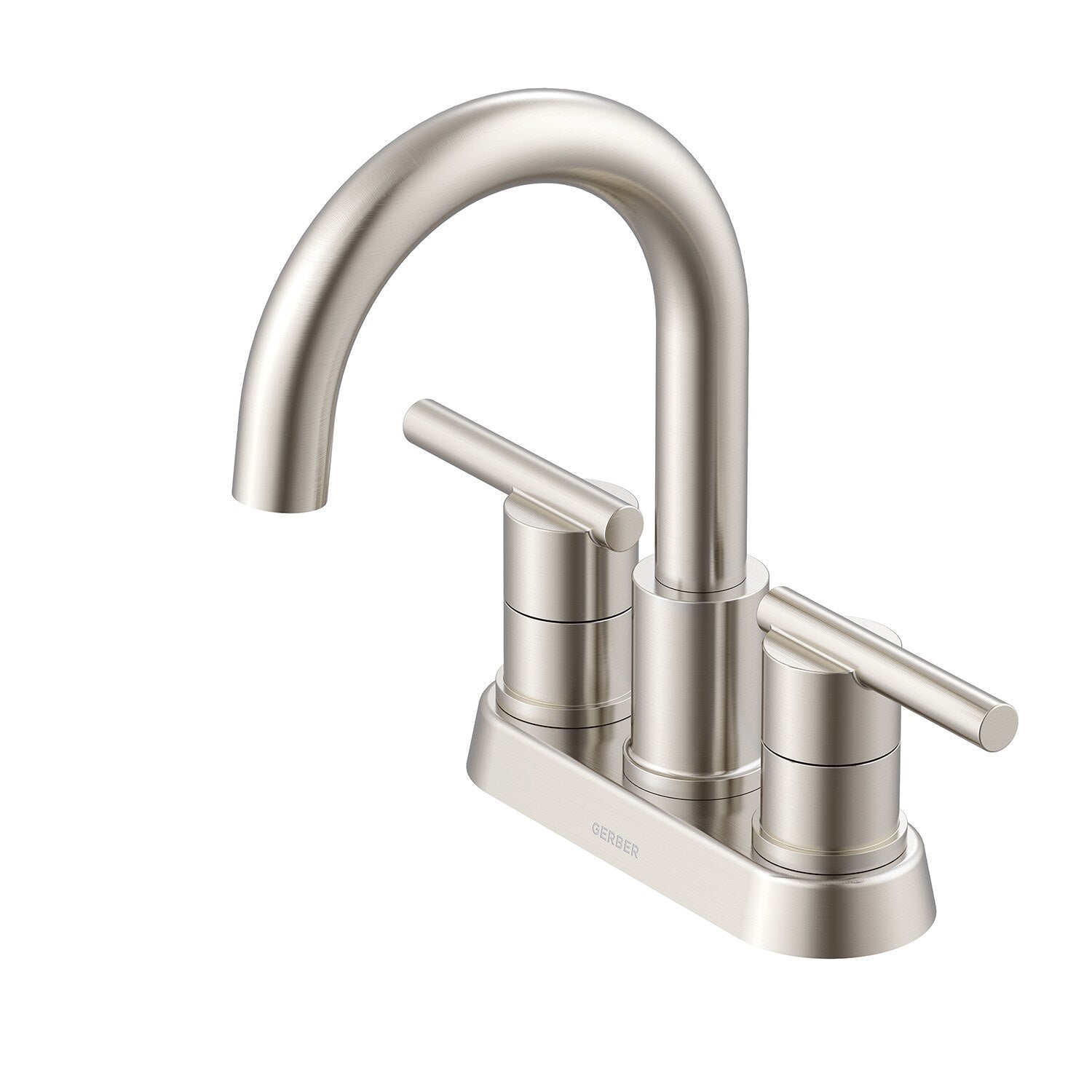 Parma® Two Handle Centerset Bathroom Faucet with Metal Touch-Down Drain