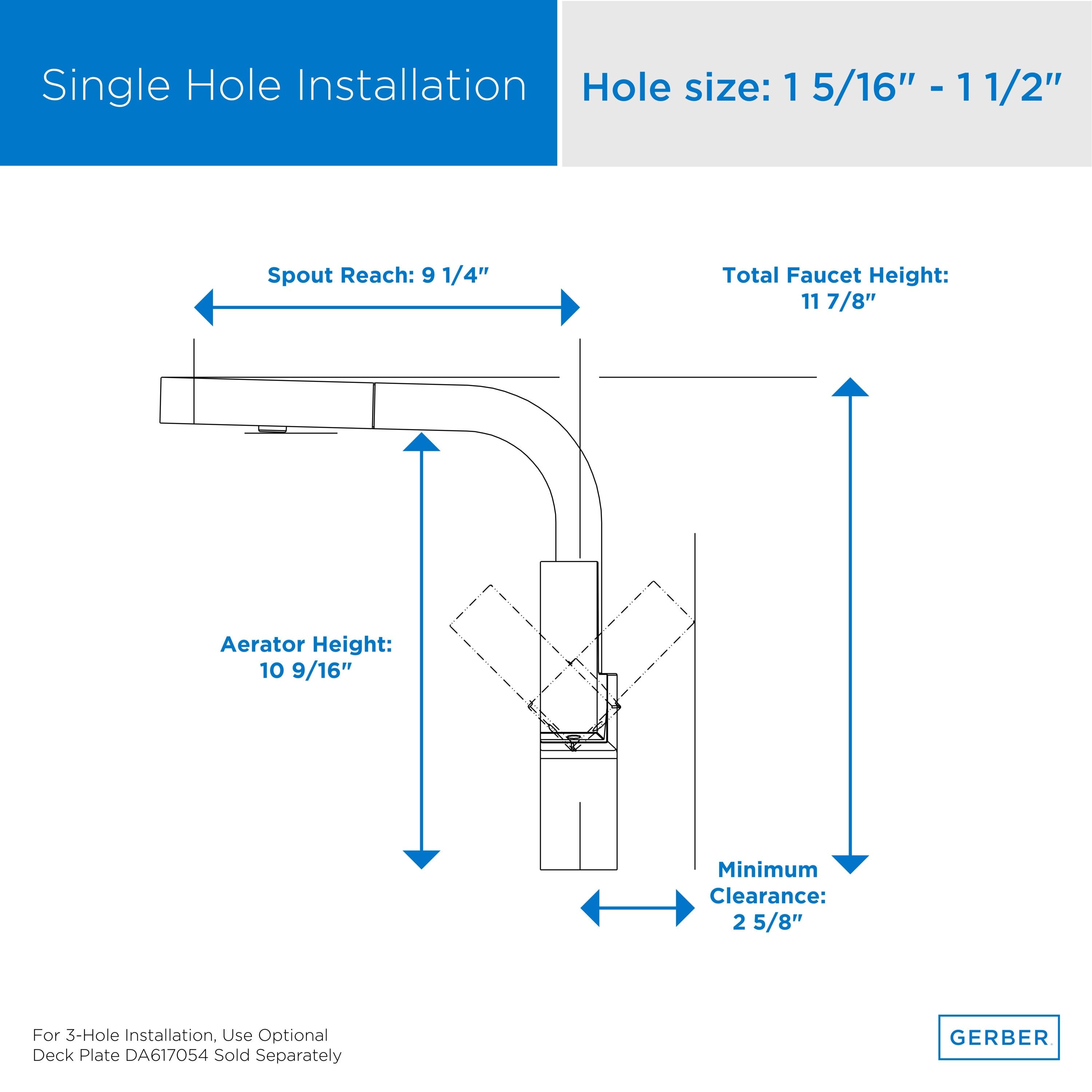 Mid-Town® Single Handle Pull-Out Kitchen Faucet