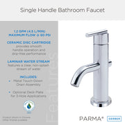Parma® Single Handle Bathroom Sink Faucet