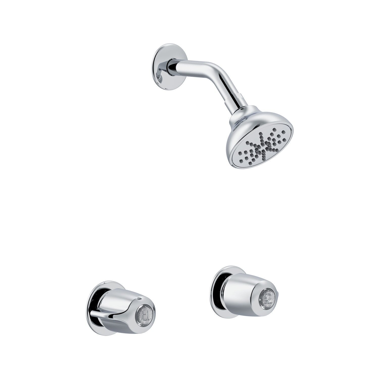 Gerber Classics™ Two Handle Sliding Sleeve Threaded Escutcheon Shower Only Fitting with IPS/Sweat Connections