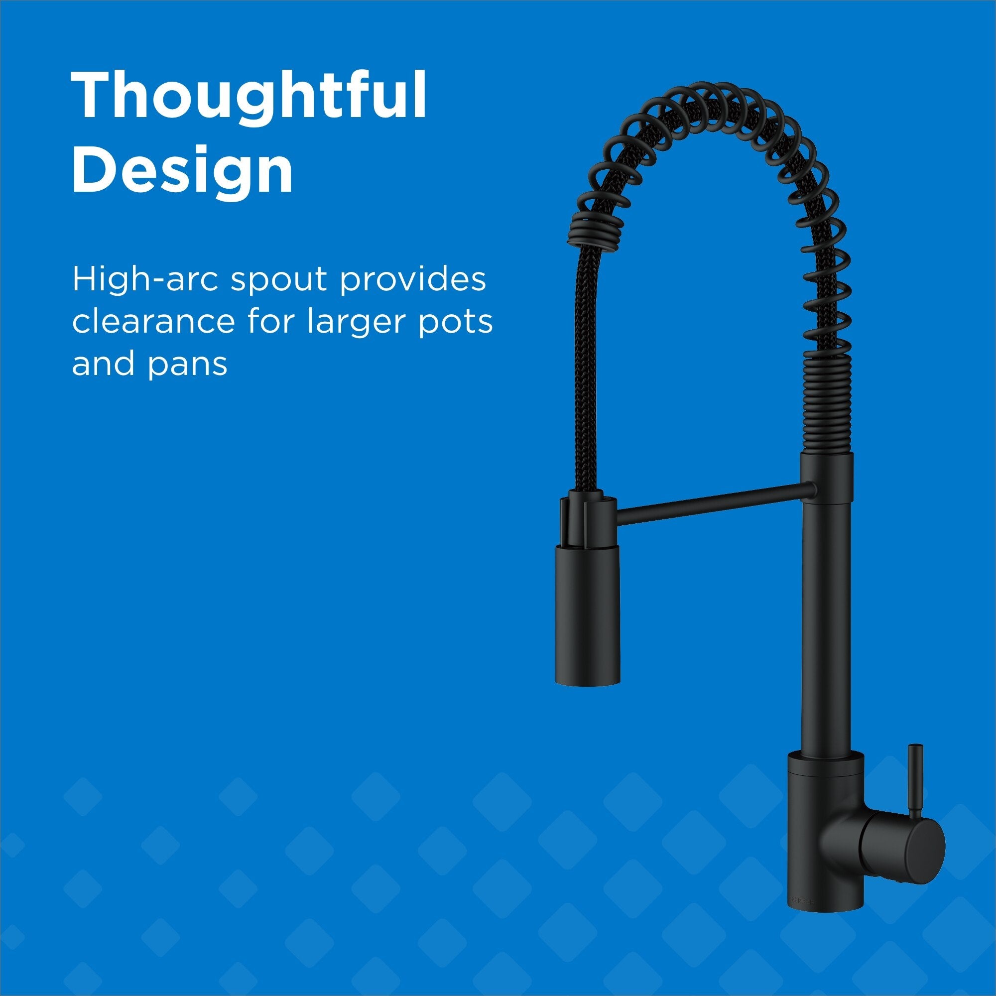 The Foodie® Pre-Rinse Single Handle Pull-Down Kitchen Faucet
