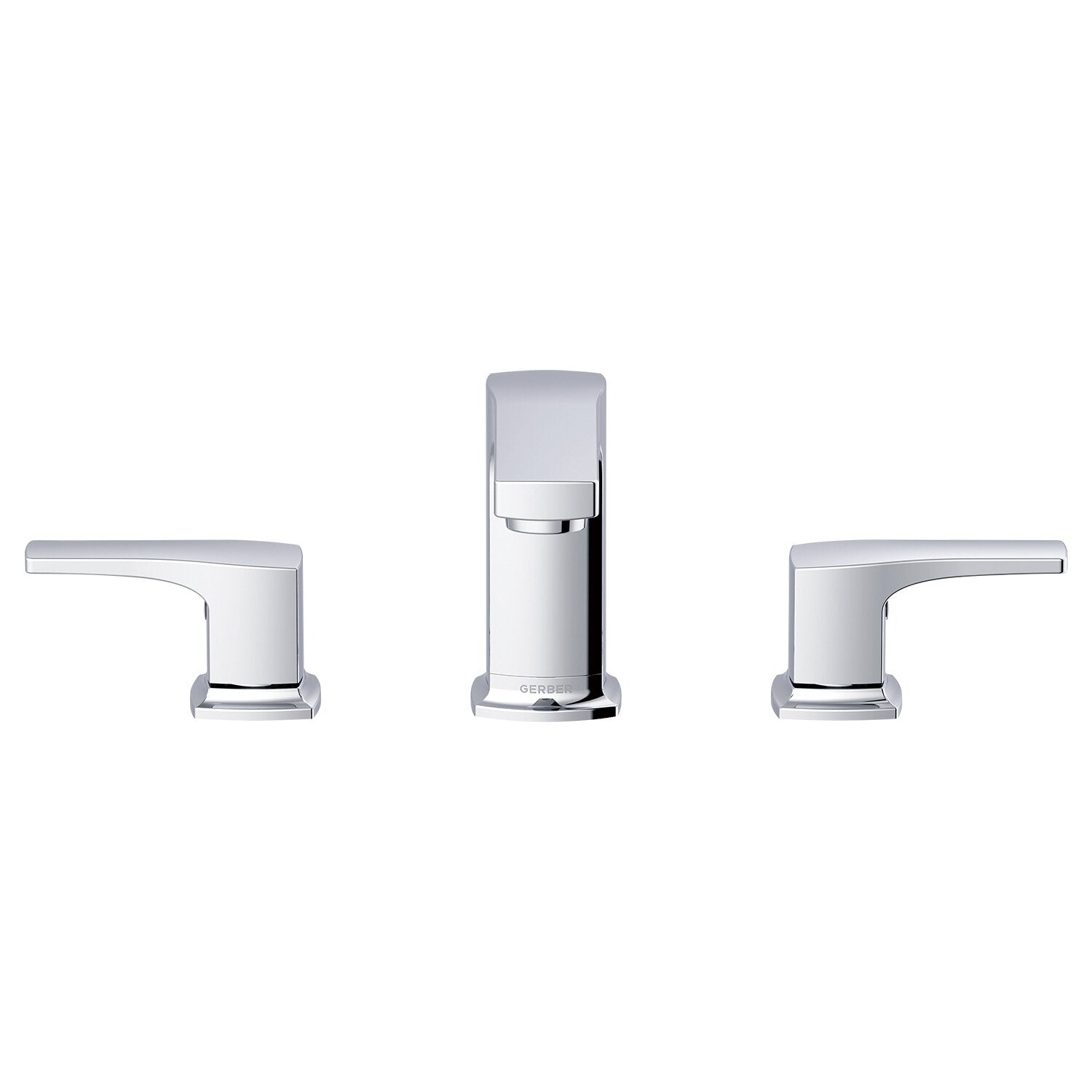 Tribune® Two Handle Widespread Bathroom Faucet with Metal Touch-Down Drain