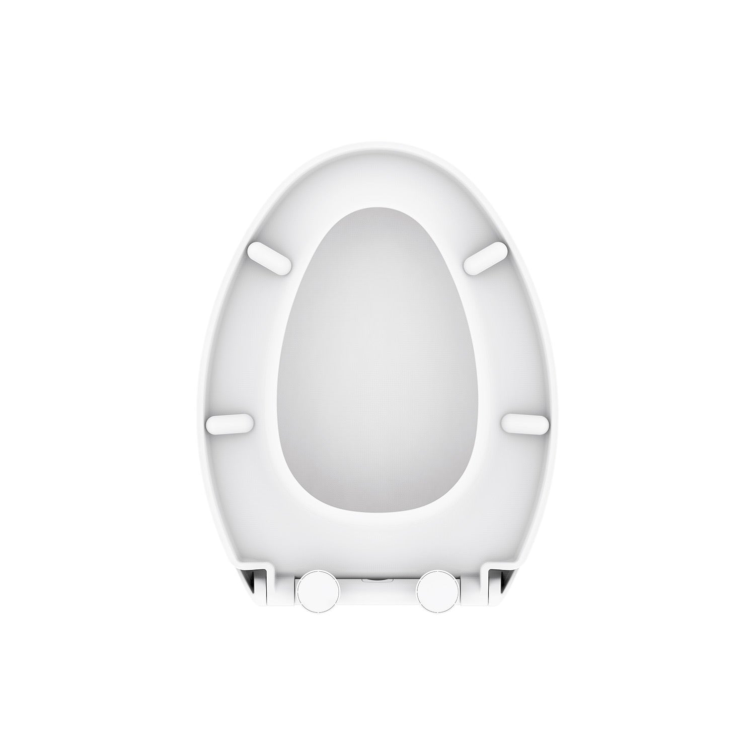 Soft-Close, Quick-Release Elongated Toilet Seat with Cover