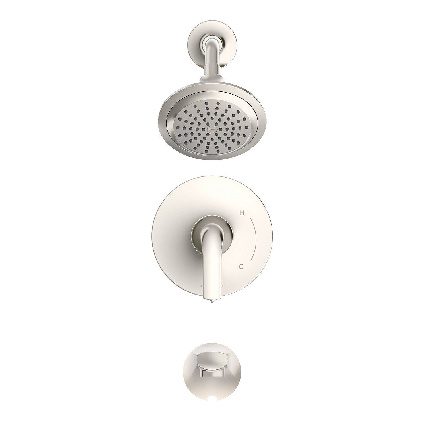 Lemora® Tub & Shower Trim Kit, Diverter on Valve, 1.75gpm