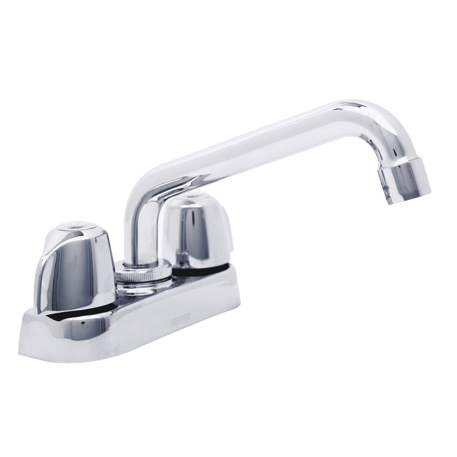 Gerber Classics™ Two Handle Centerset Laundry Faucet with Metal Handles and 6" Swing Spout