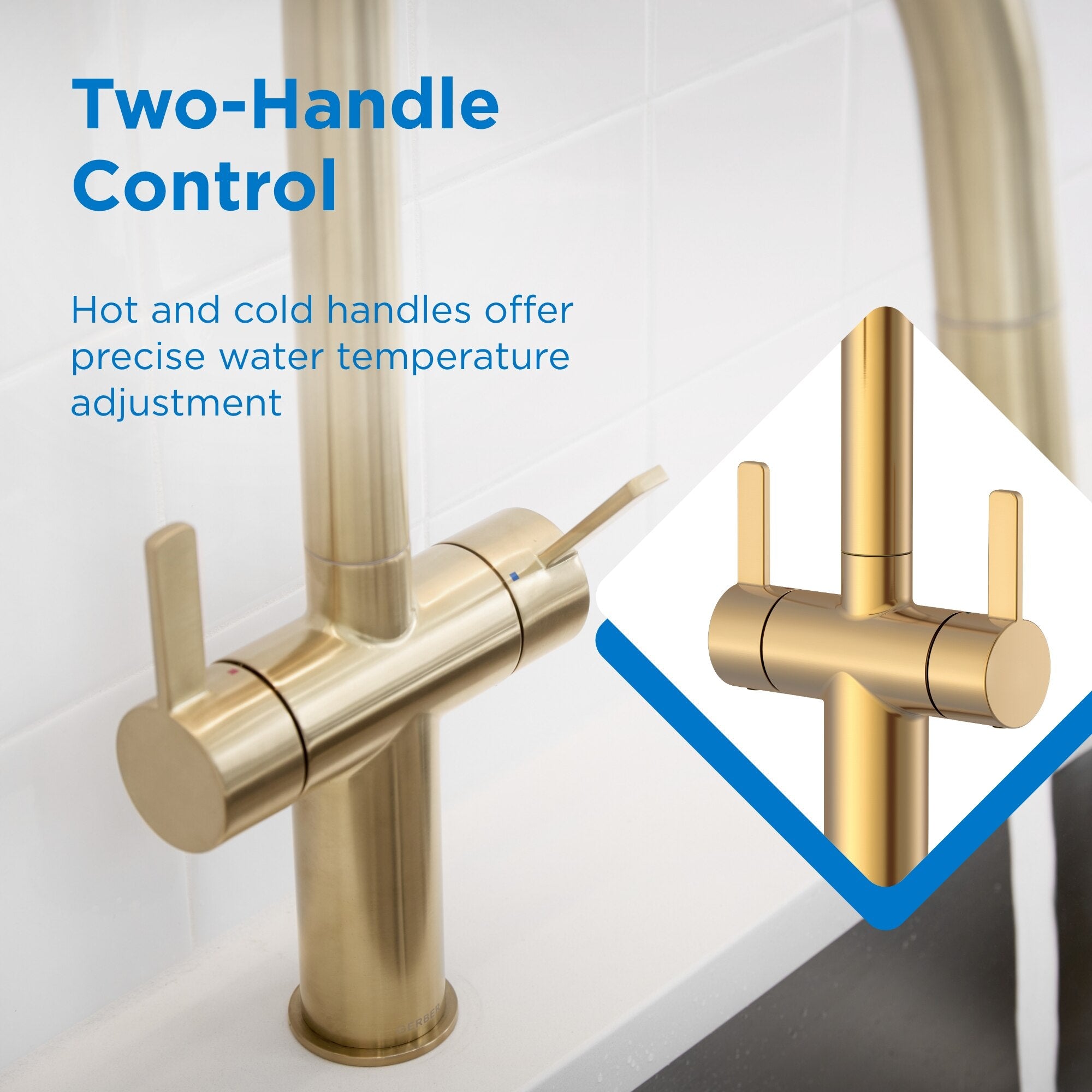 Gerber Amalfi Two Handle Pull-Down Kitchen Faucet 1.75 GPM (Choose Finish)