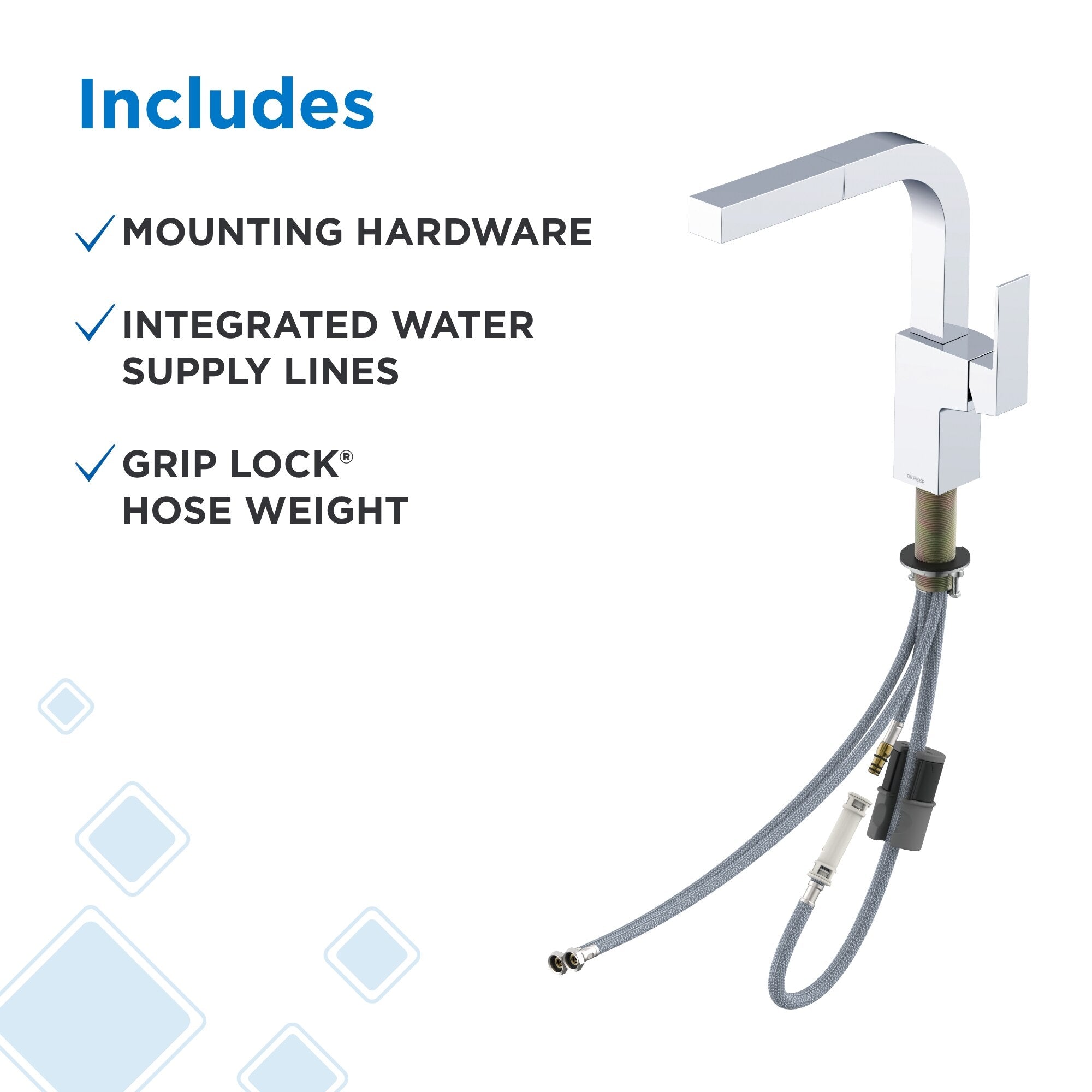 Mid-Town® Single Handle Pull-Out Kitchen Faucet