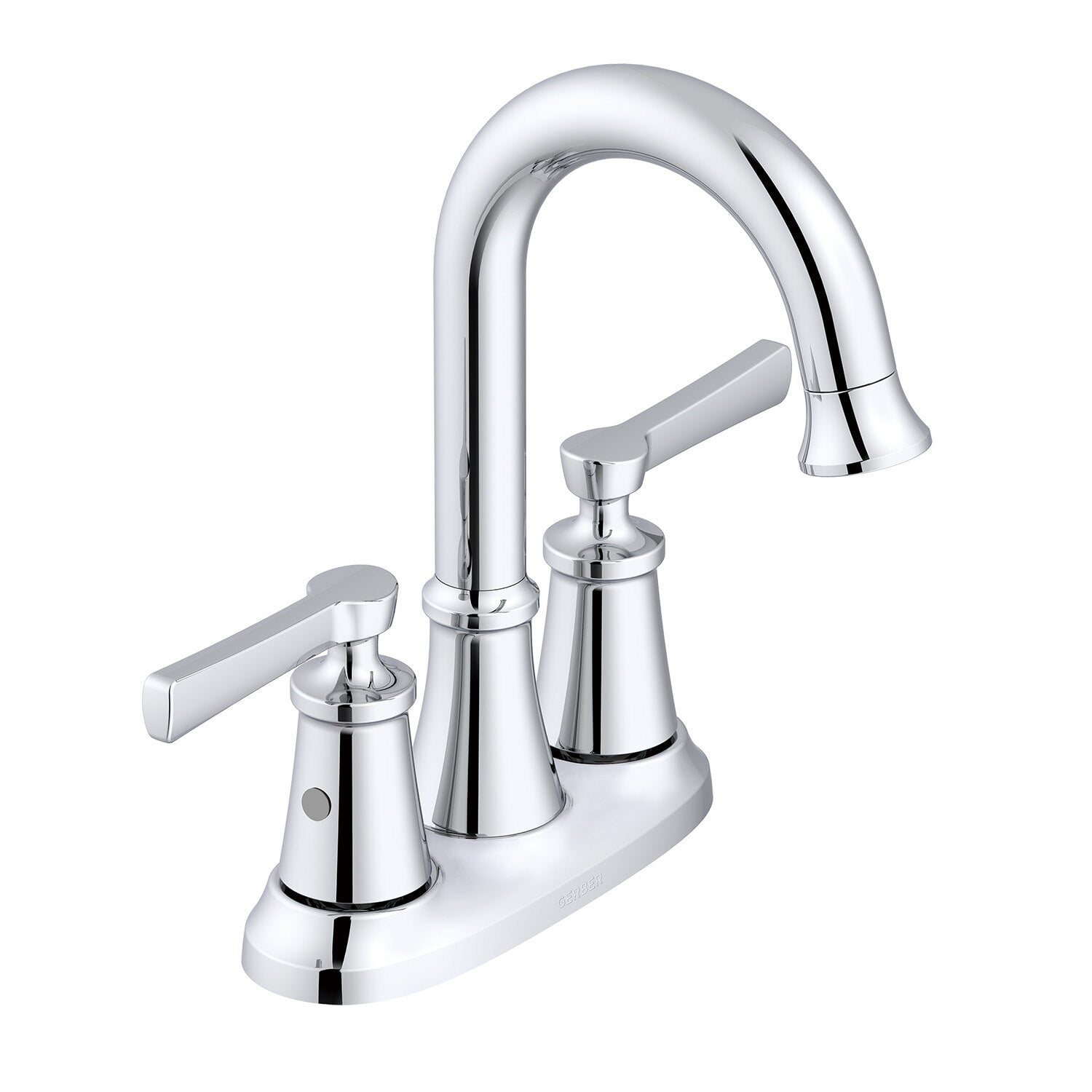 Northerly™ Two Handle Centerset Bathroom Faucet with 50/50 Touch-Down Drain
