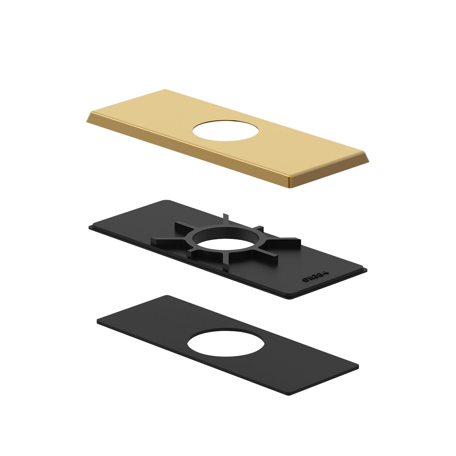 Gerber Square Cover Plate Assembly for 4" Centerset Bathroom Faucet