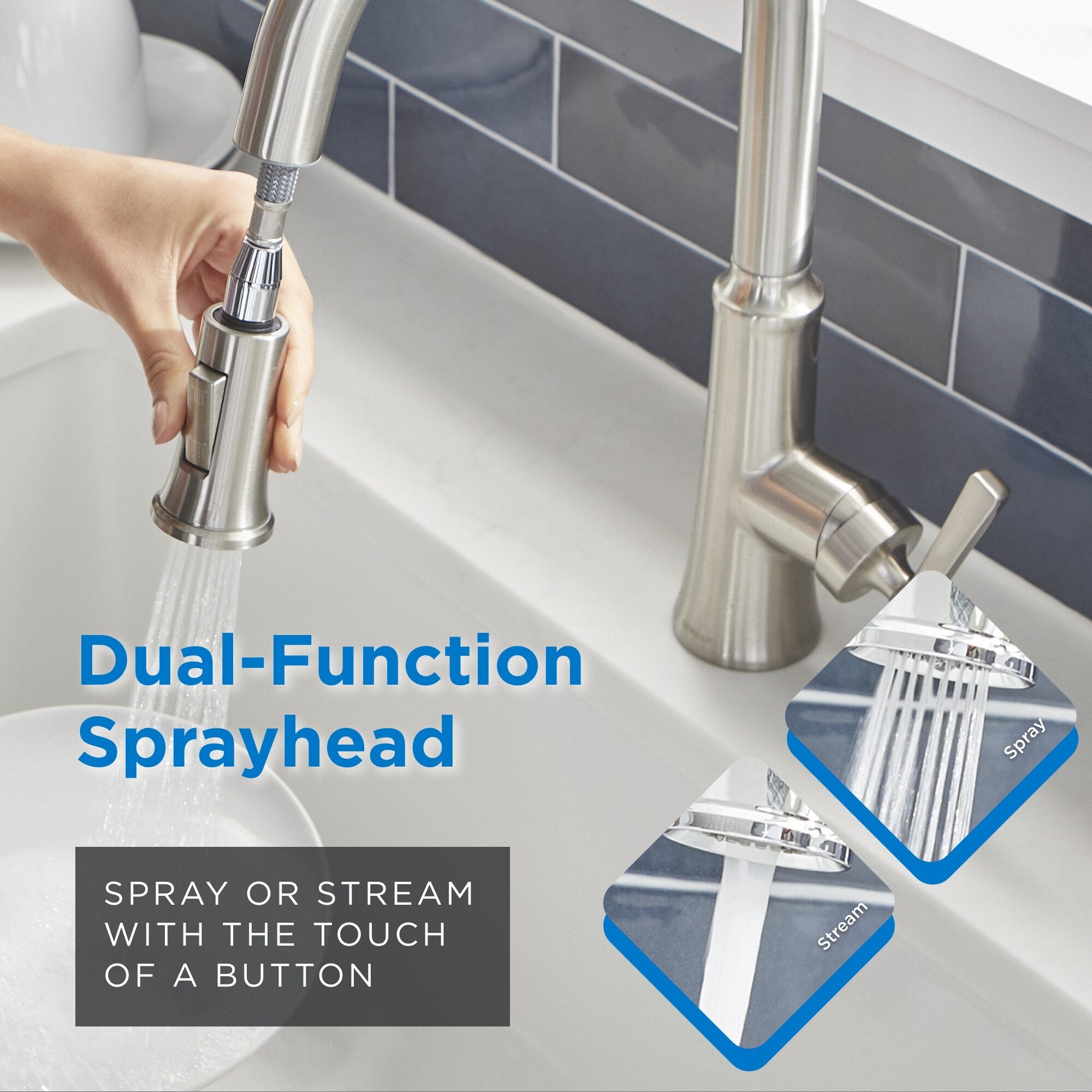 Northerly™ Single Handle Pull-Down Kitchen Faucet
