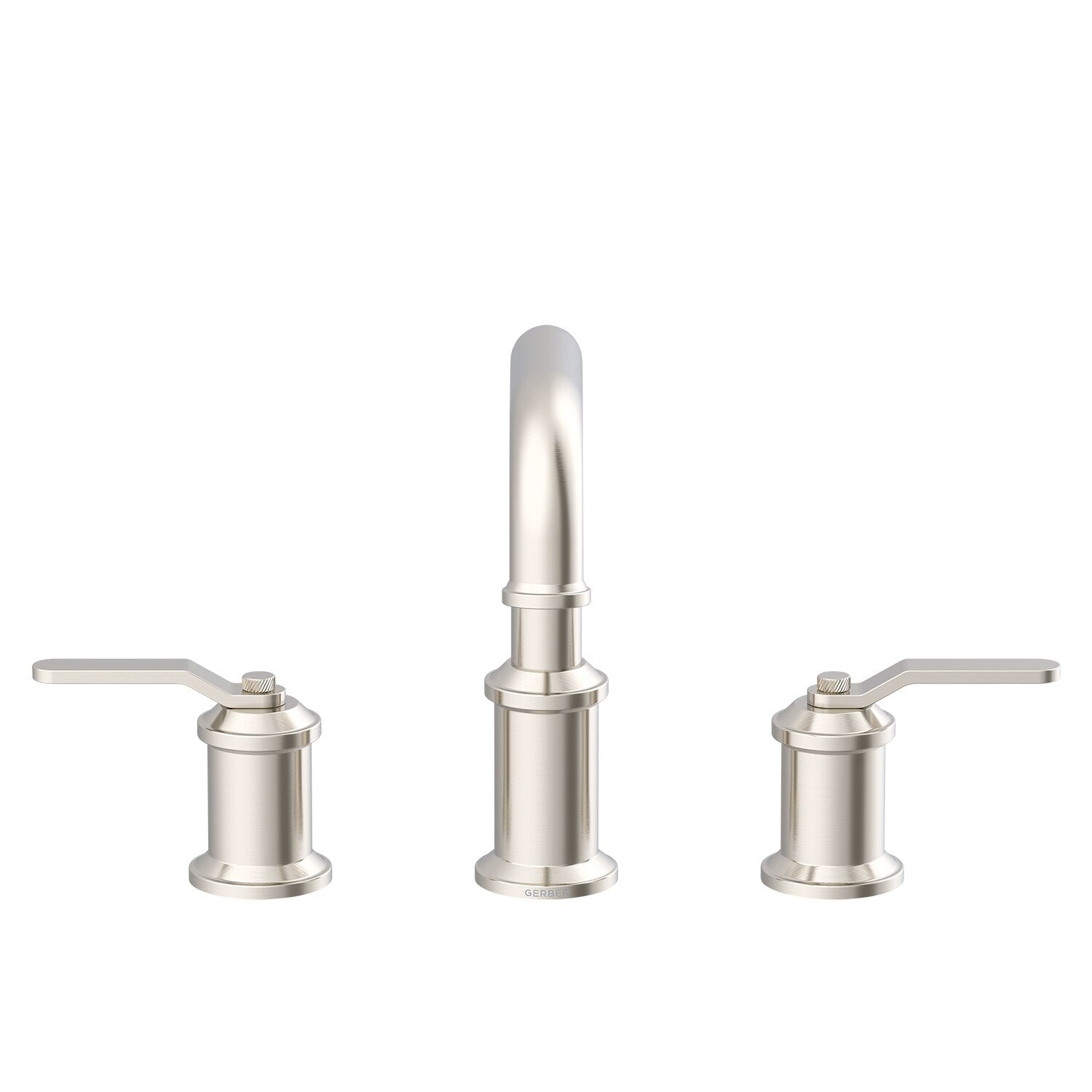 Kinzie® Two Handle Widespread Bathroom Faucet with Metal Touch-Down Drain