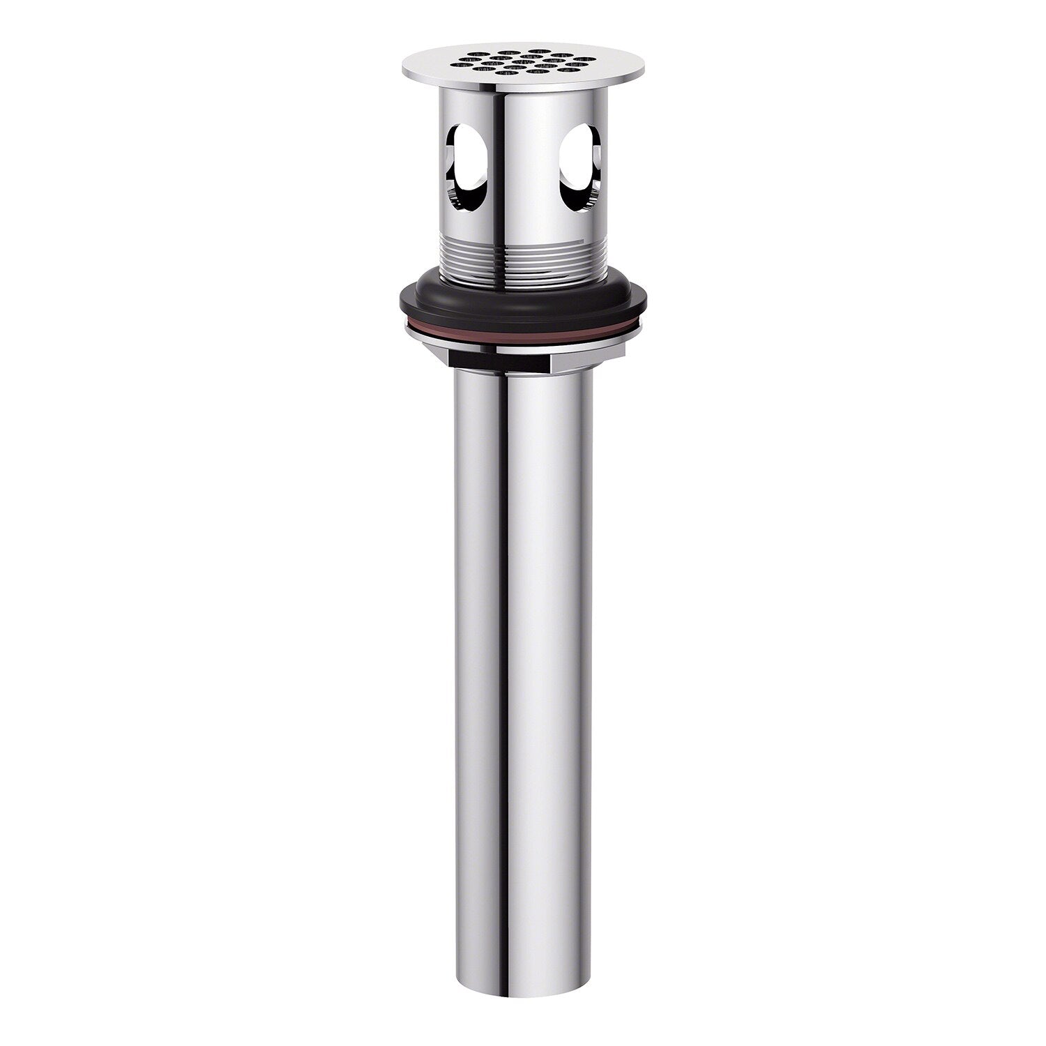1 1/4" Metal Grid Strainer Assembly with Overflow